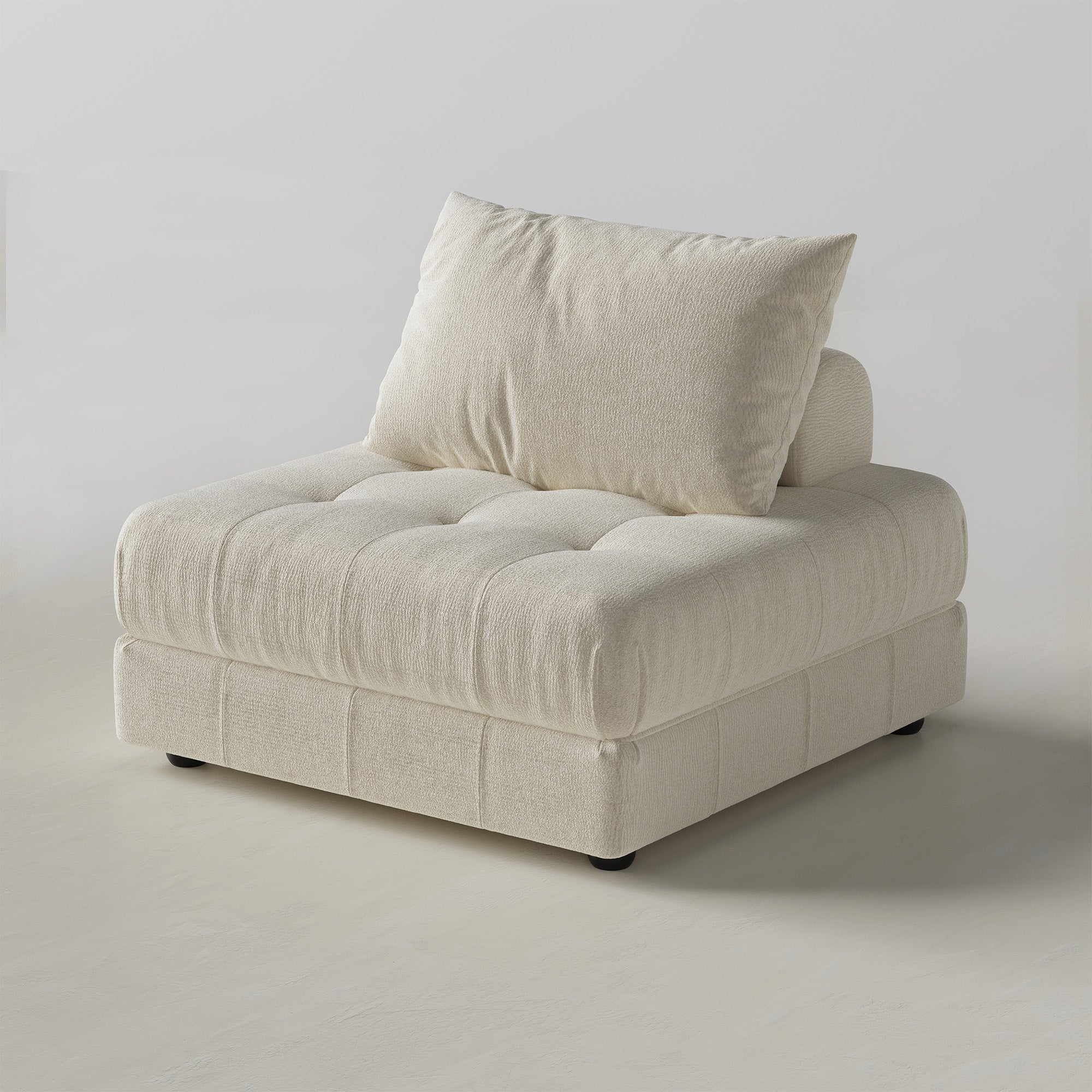 Block Modular Gray Sectional