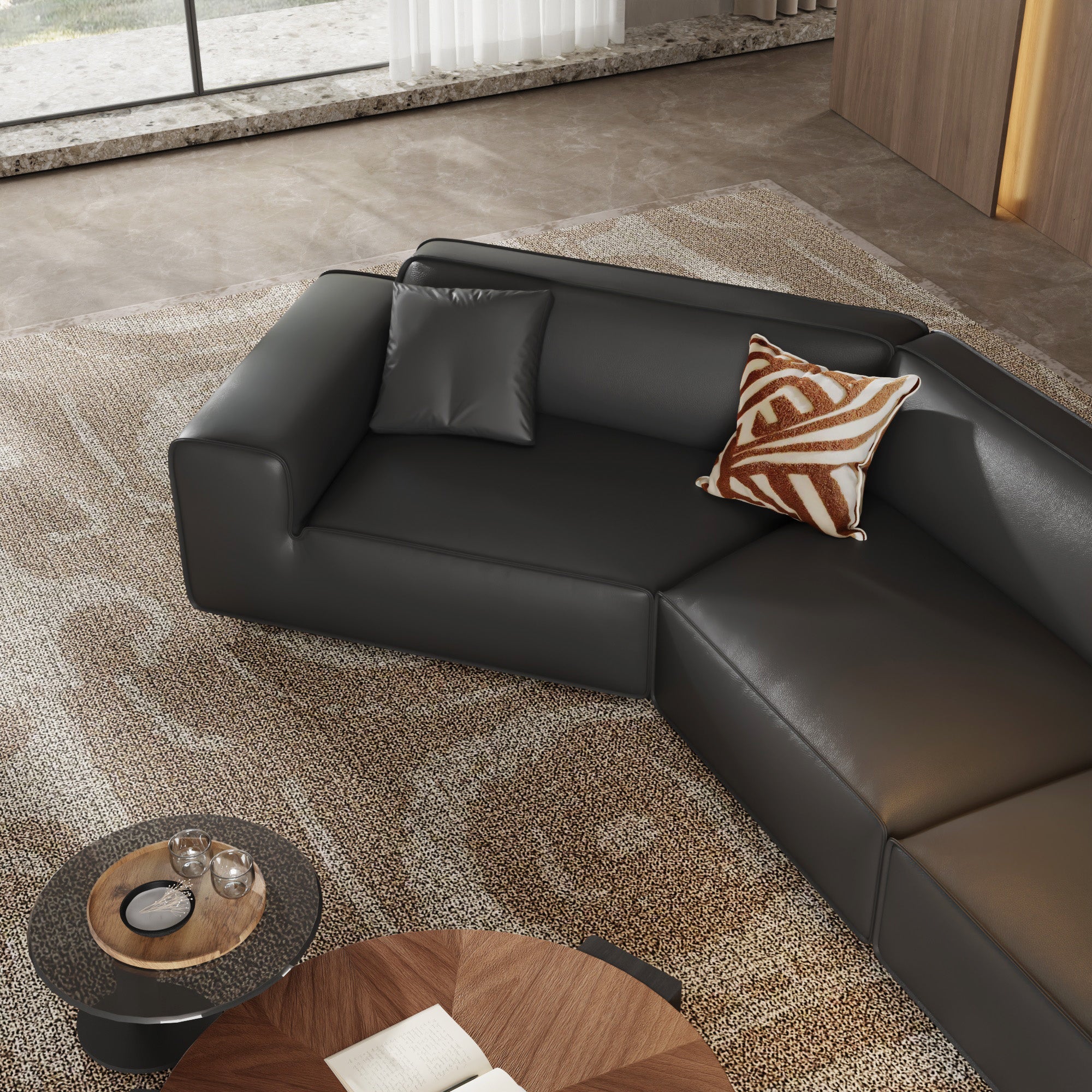 Domus Curved Sofa