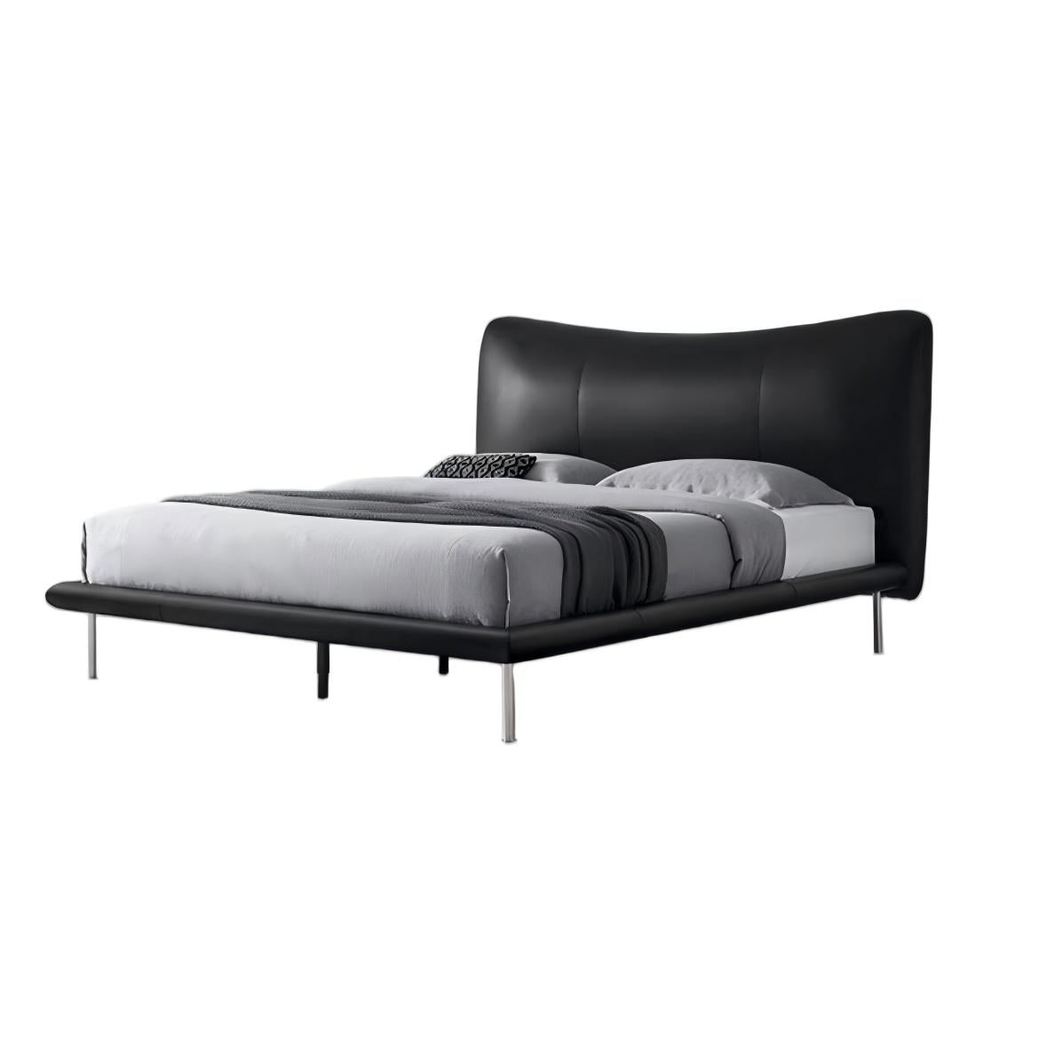 Choco Swirl Leather Bed