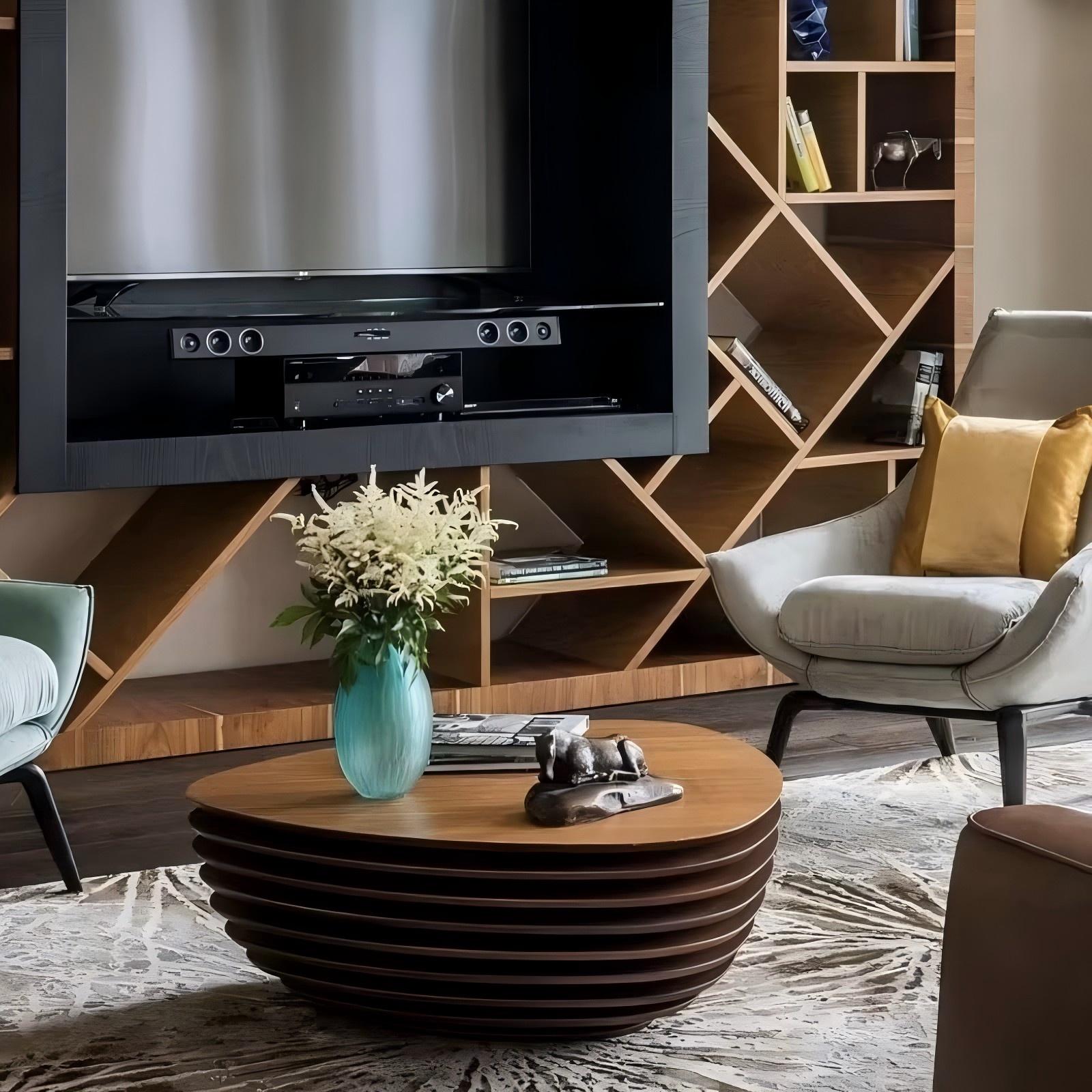 Irregular Shape Nesting Coffee Table
