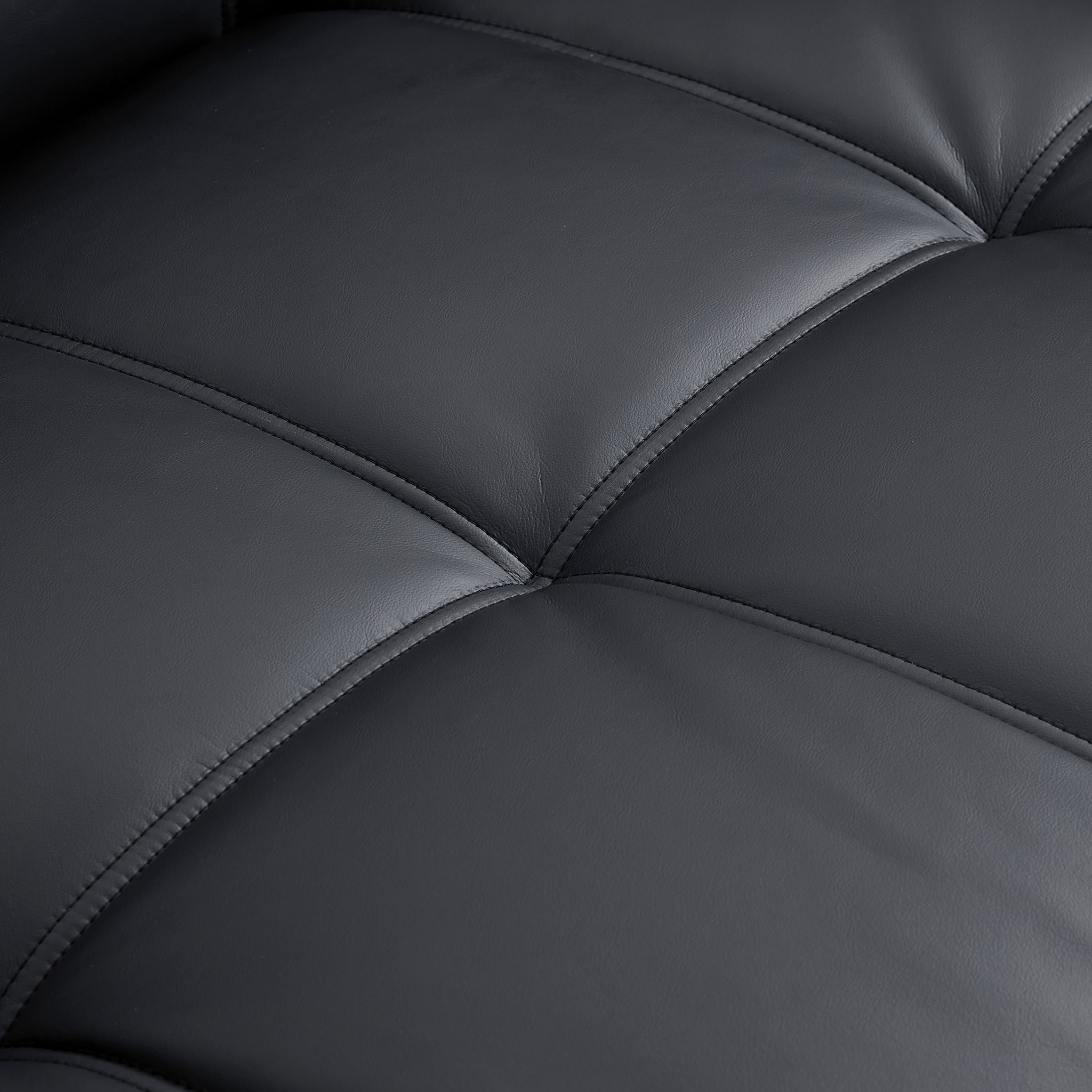 Blazer Black Leather Sofa