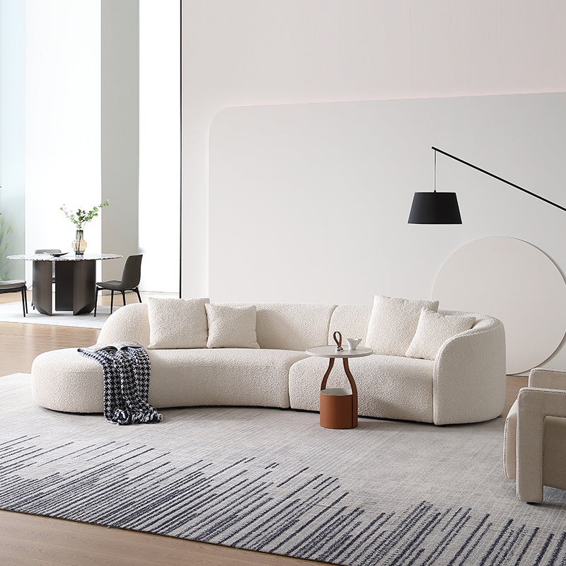 Crescent Bay Wabi-Sabi White Sofa