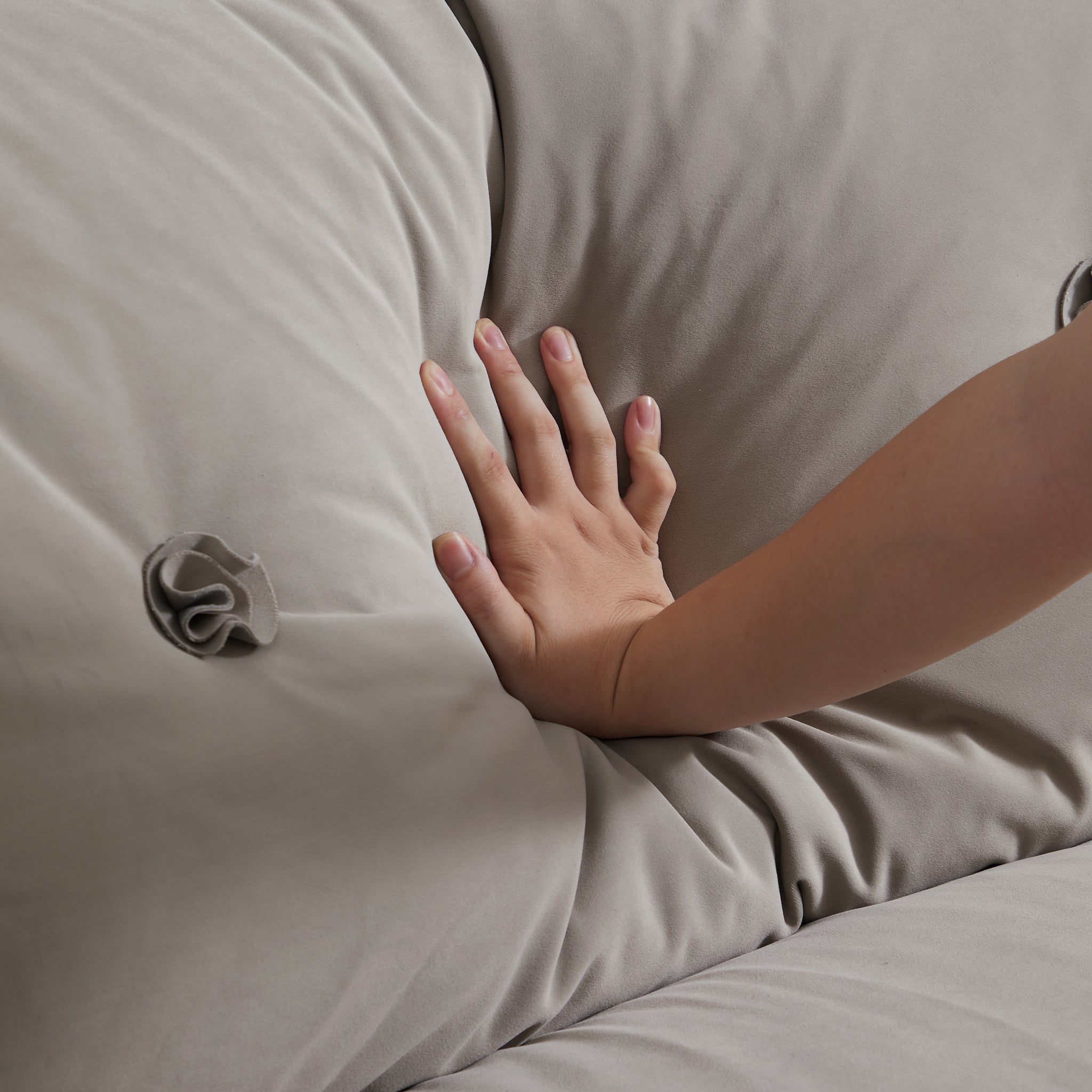 Butter Tufted Sofa