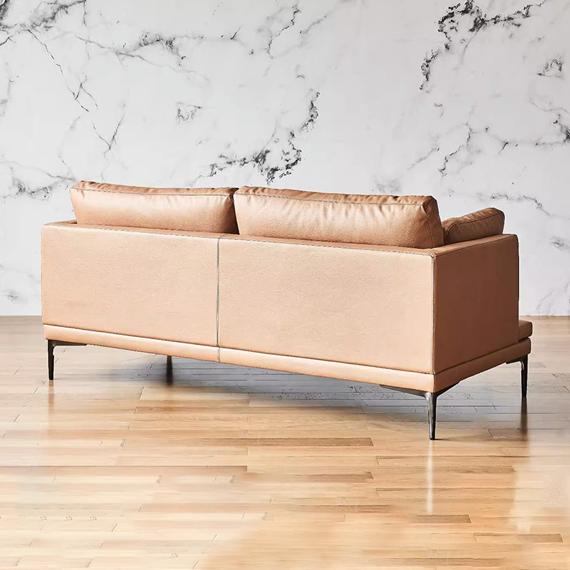 Chic Camel Leathaire Couch