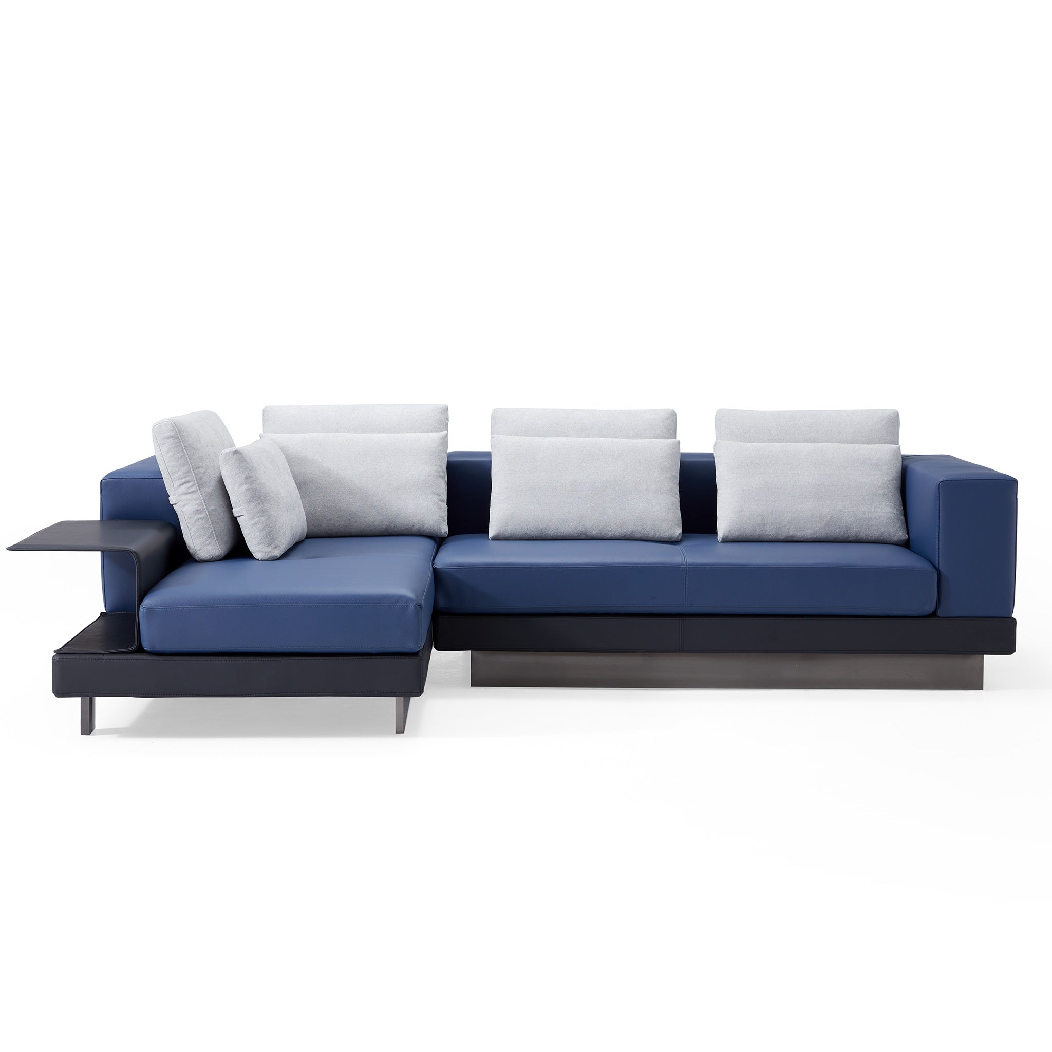 Connery Minimalist Blue Sectional