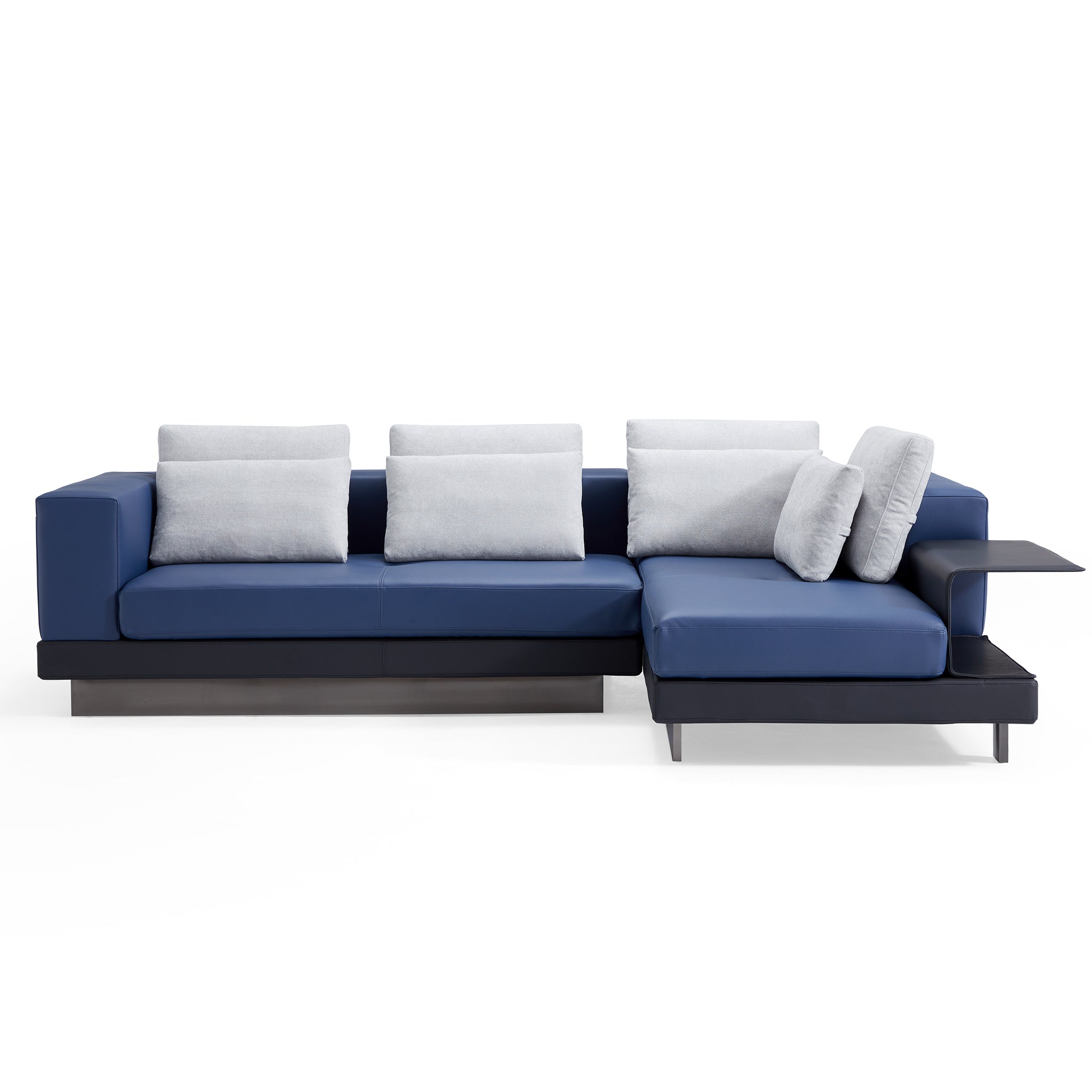 Connery Minimalist Blue Sectional