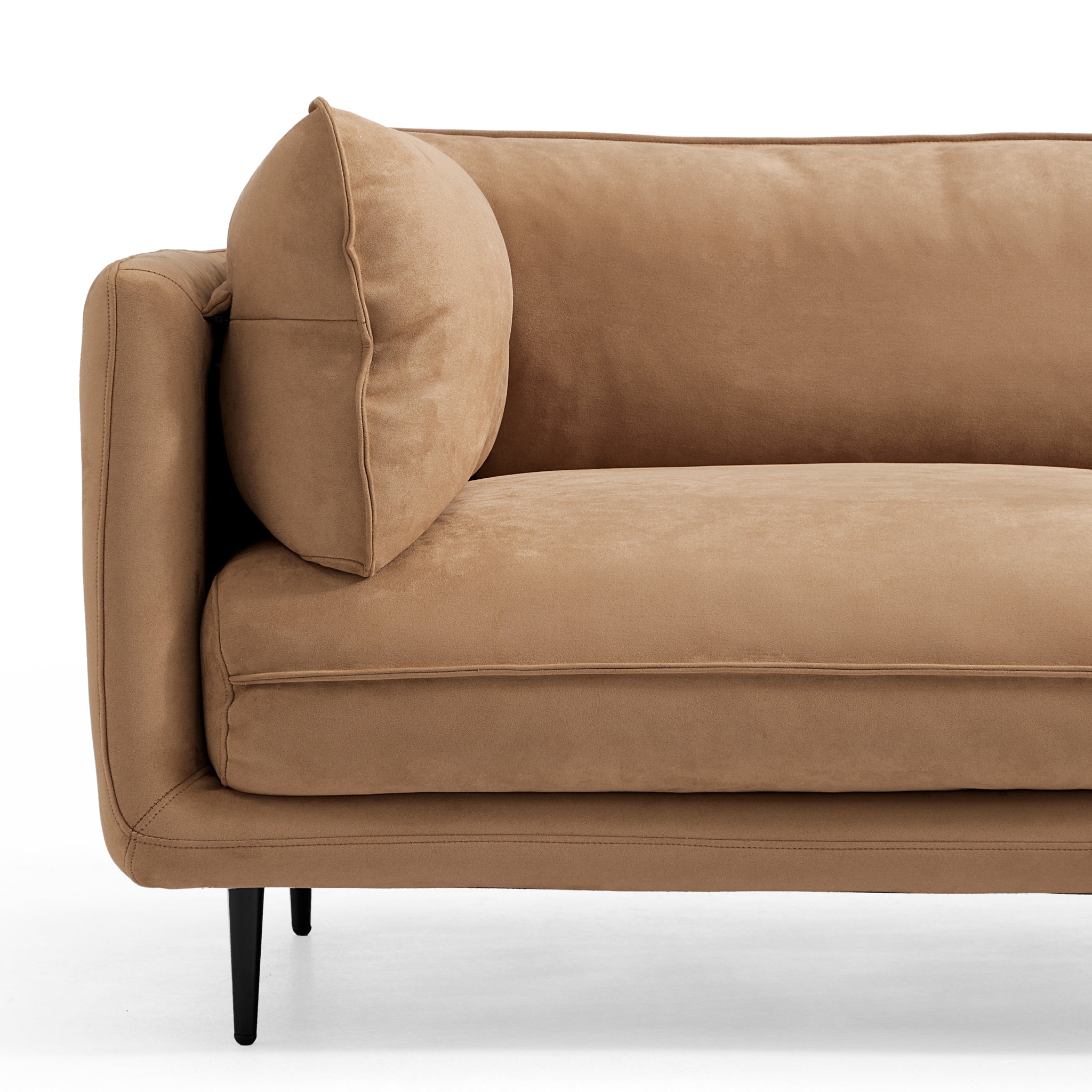 Vanilla Camel Fabric Sofa