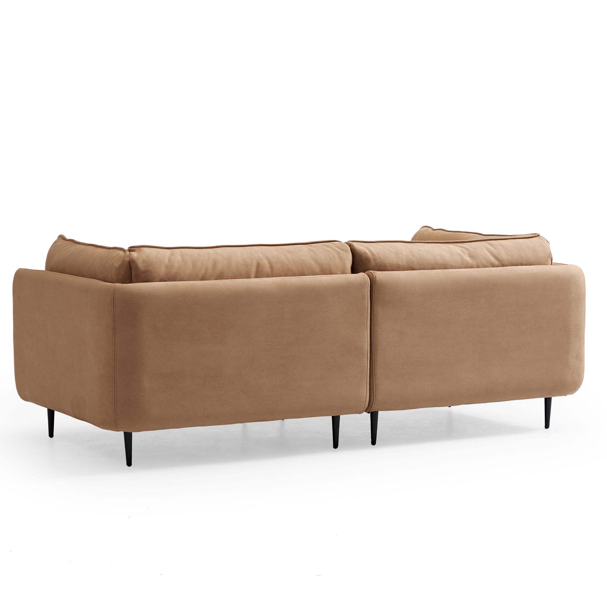 Vanilla Camel Fabric Sofa
