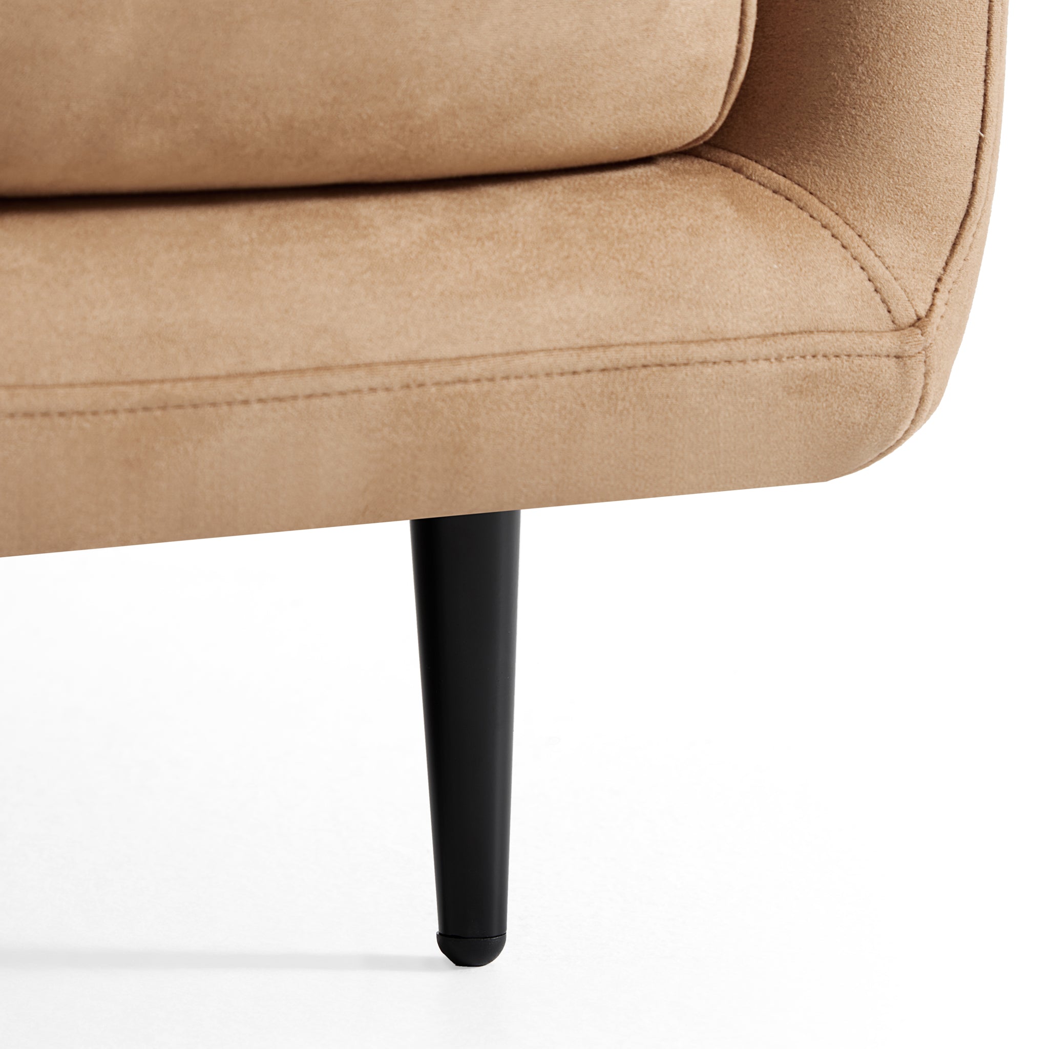 Vanilla Camel Fabric Sofa