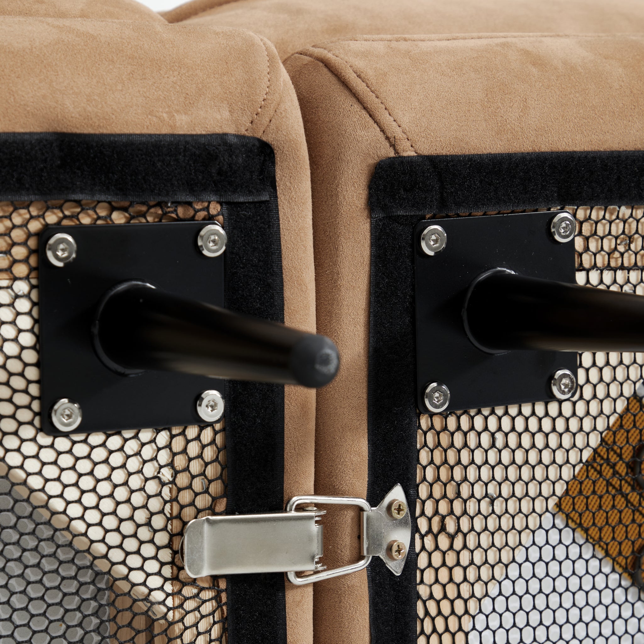 Vanilla Camel Fabric Sofa
