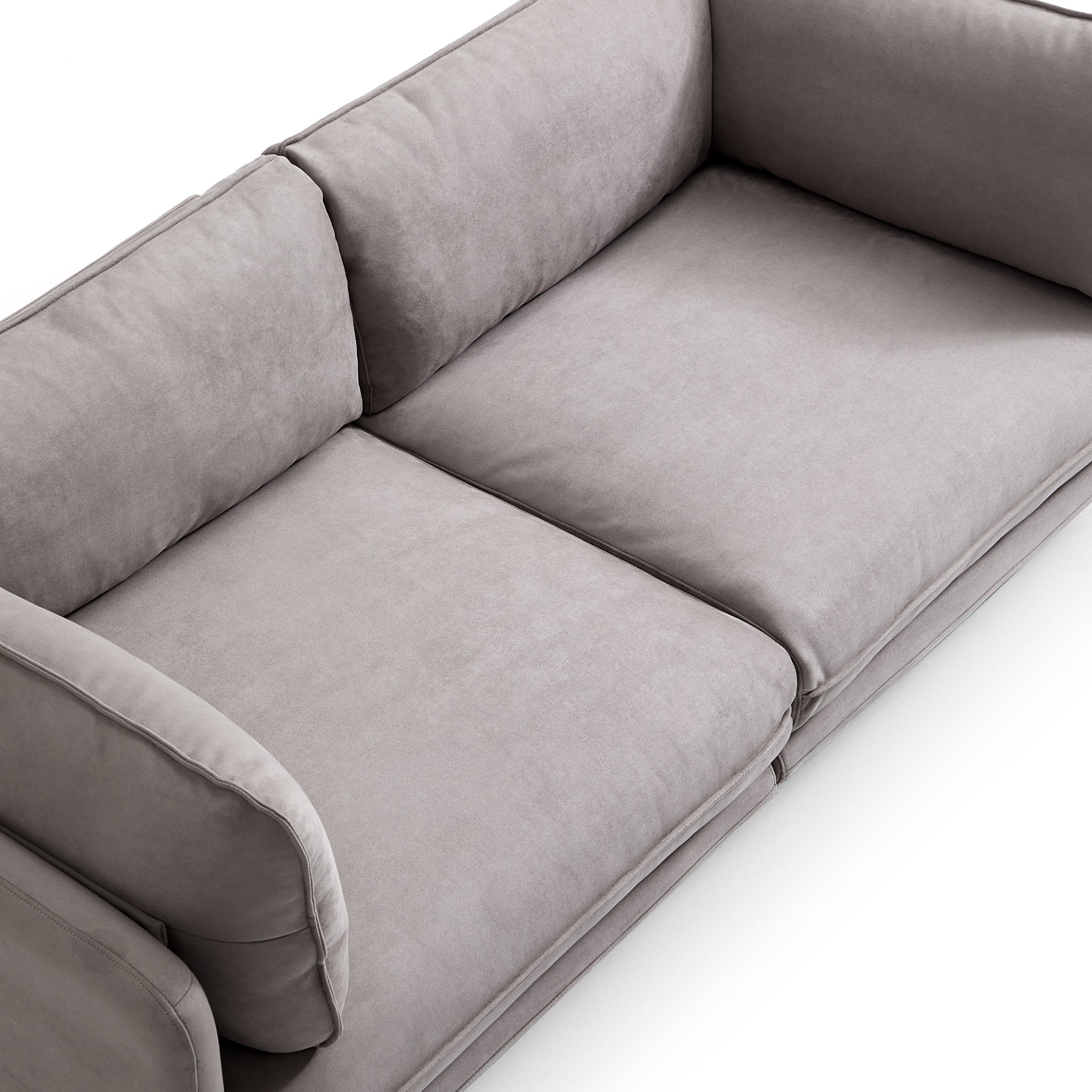 Vanilla Camel Fabric Sofa