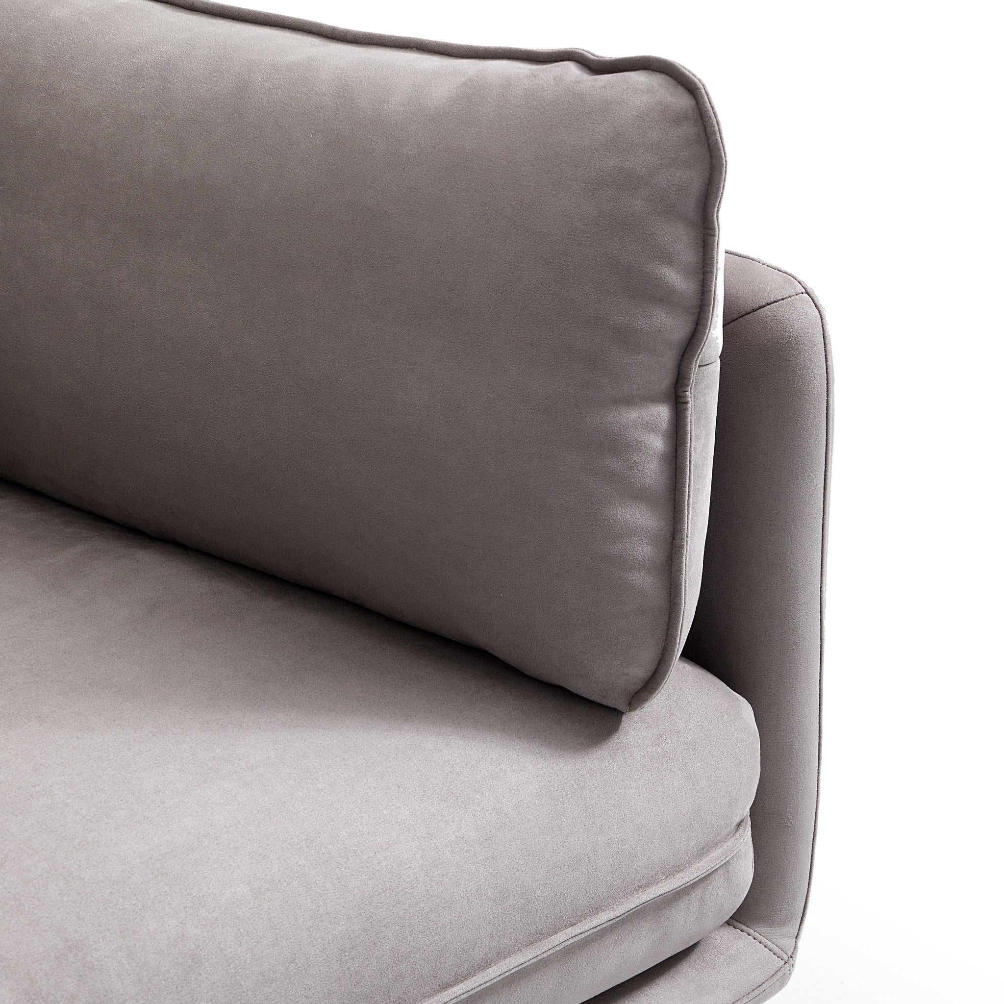 Vanilla Camel Fabric Sofa