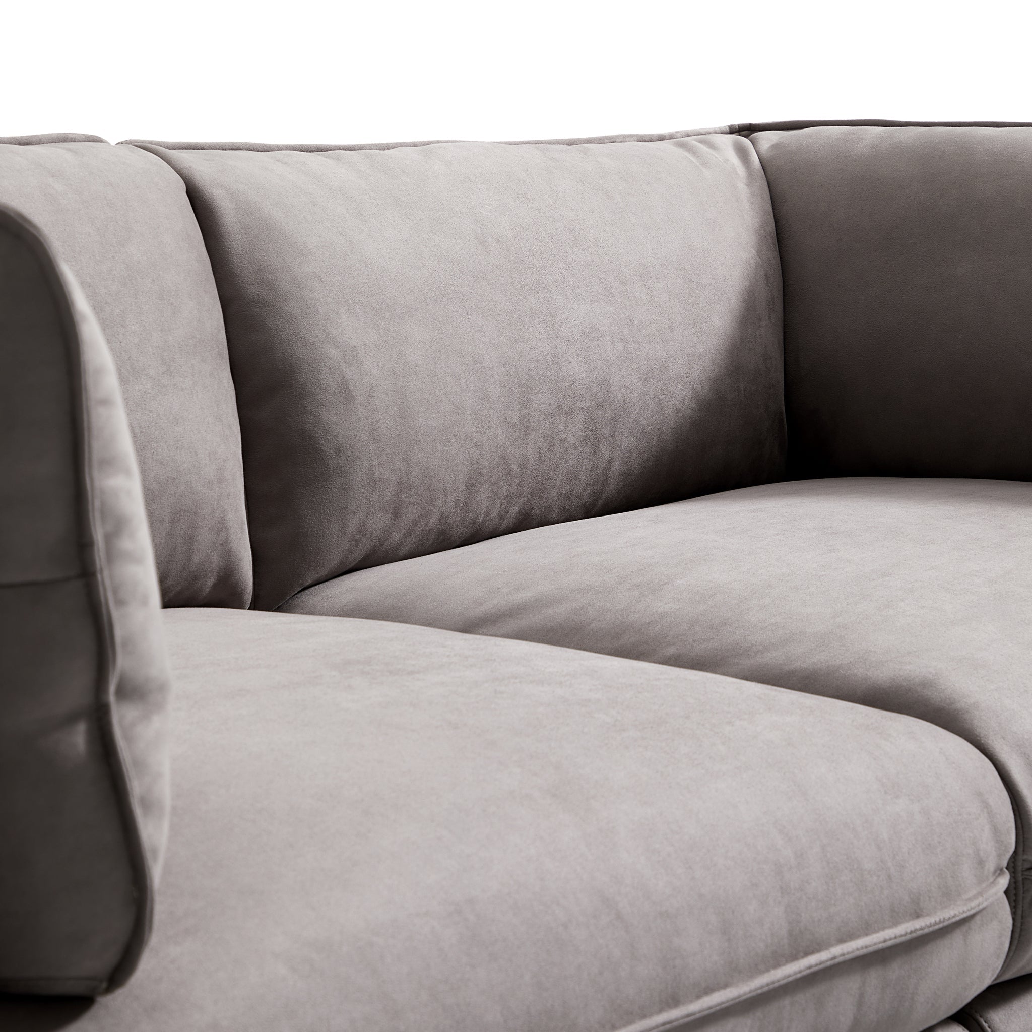 Vanilla Camel Fabric Sofa