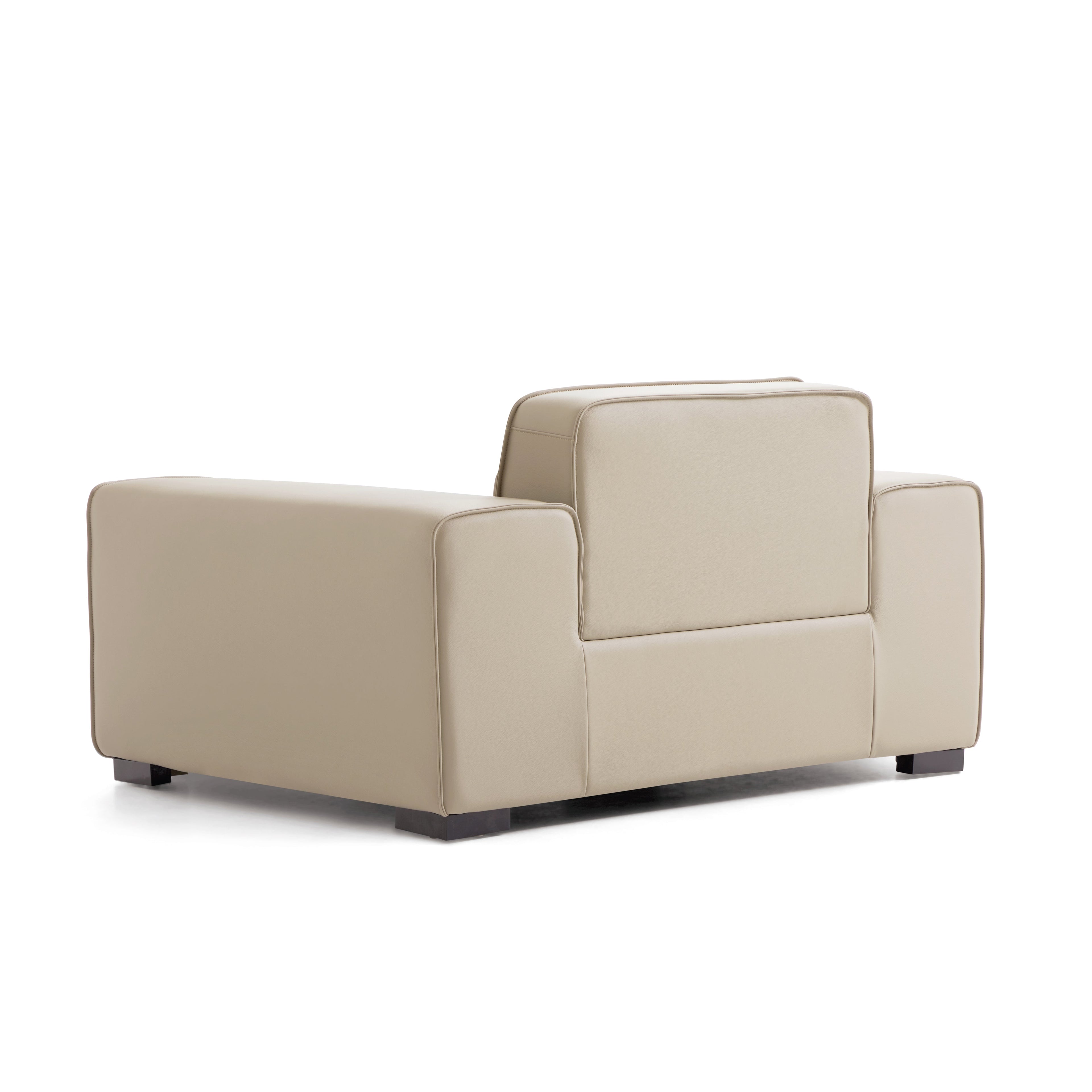 Domus Modular Beige Leather Armchair
