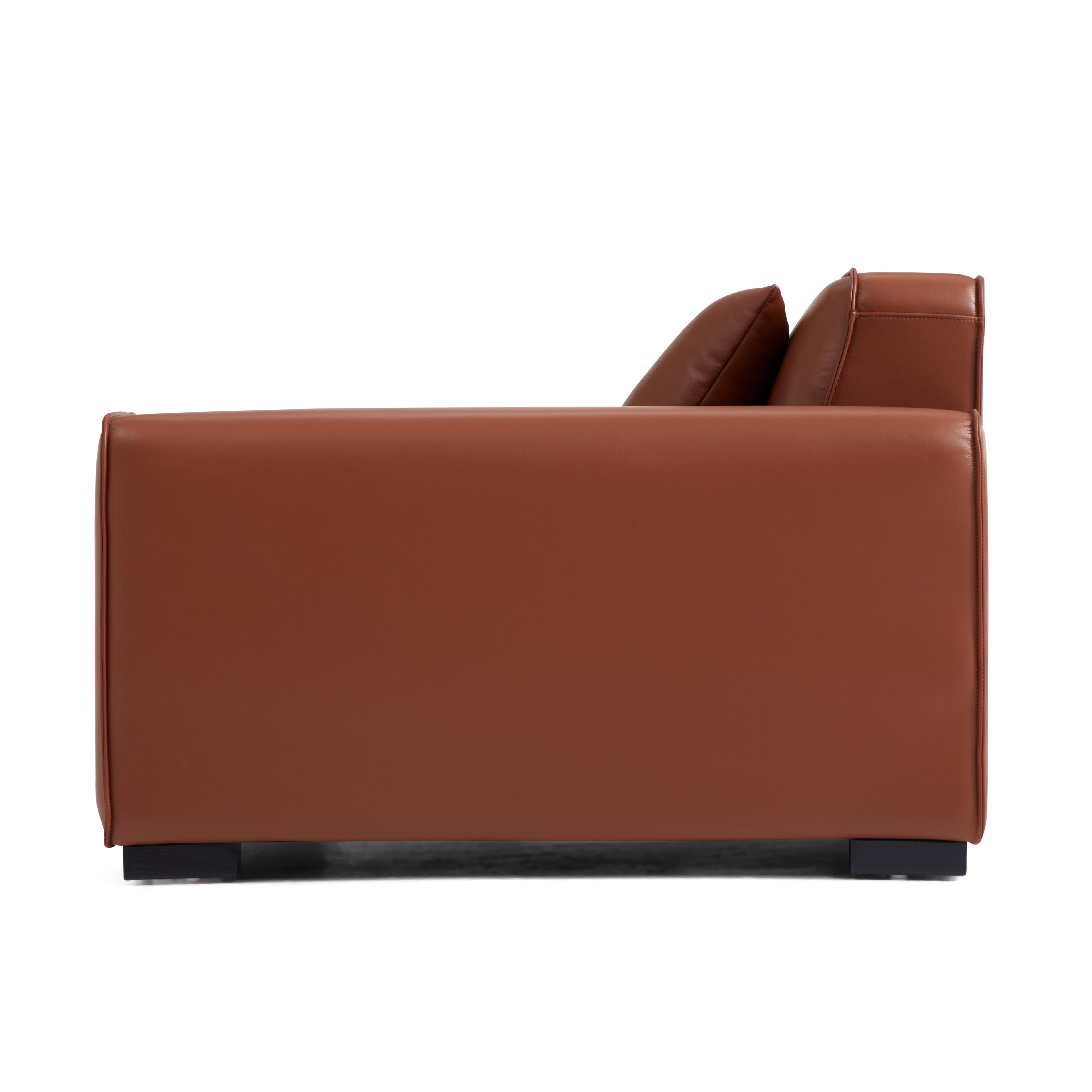 Domus Modular Brown Leather Armchair