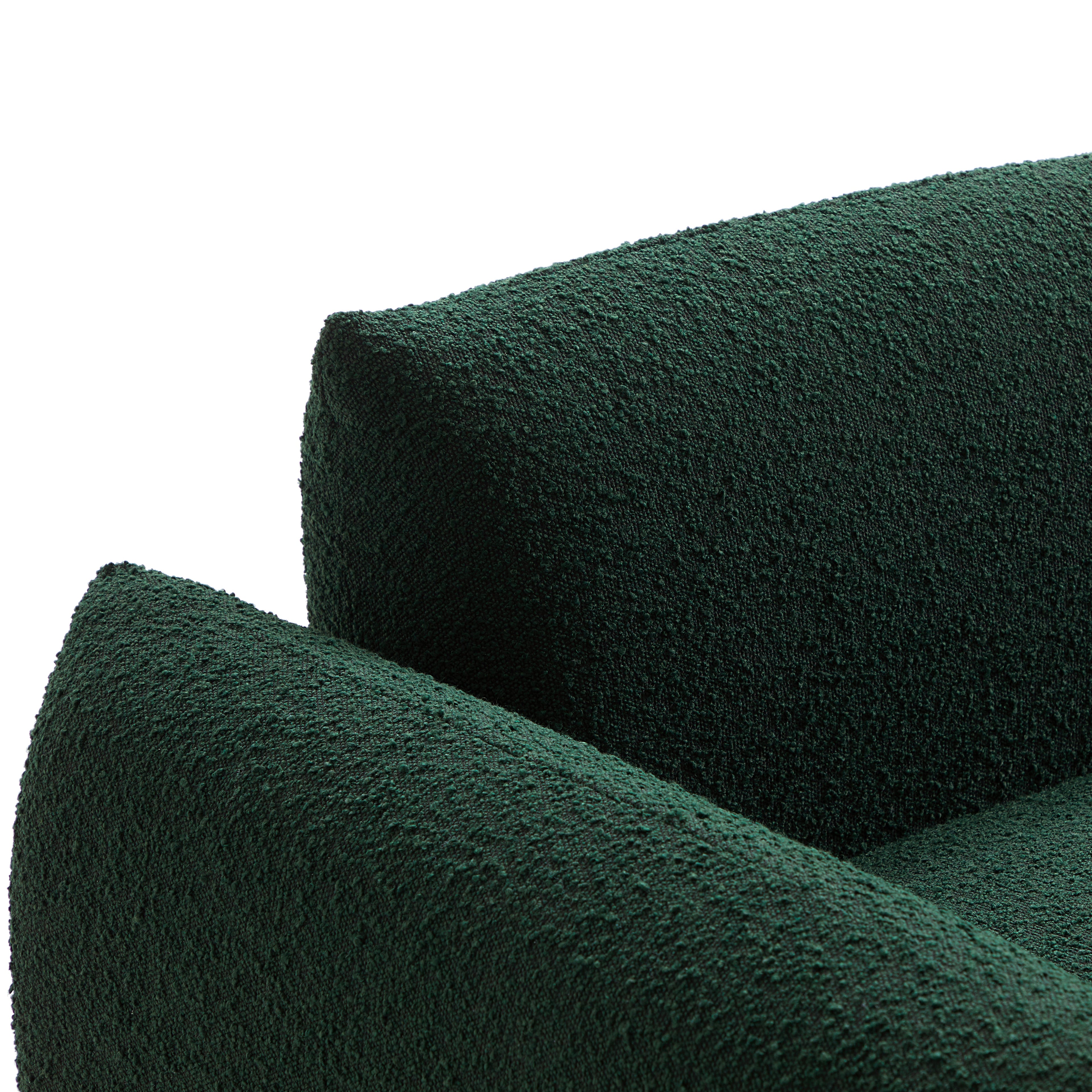 Verdant Lounge Green Boucle Sofa