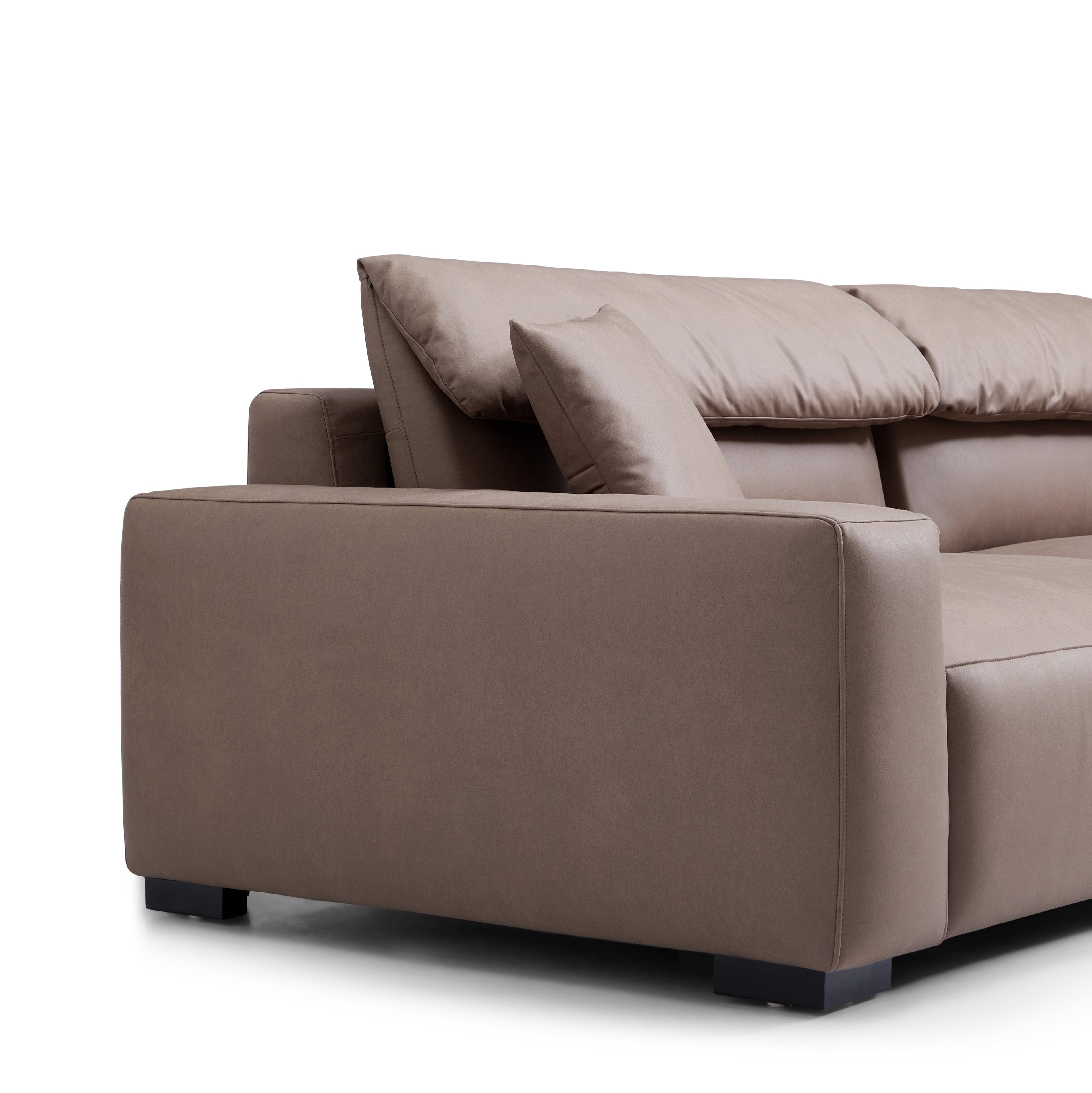 Chestnut Open End Sectional