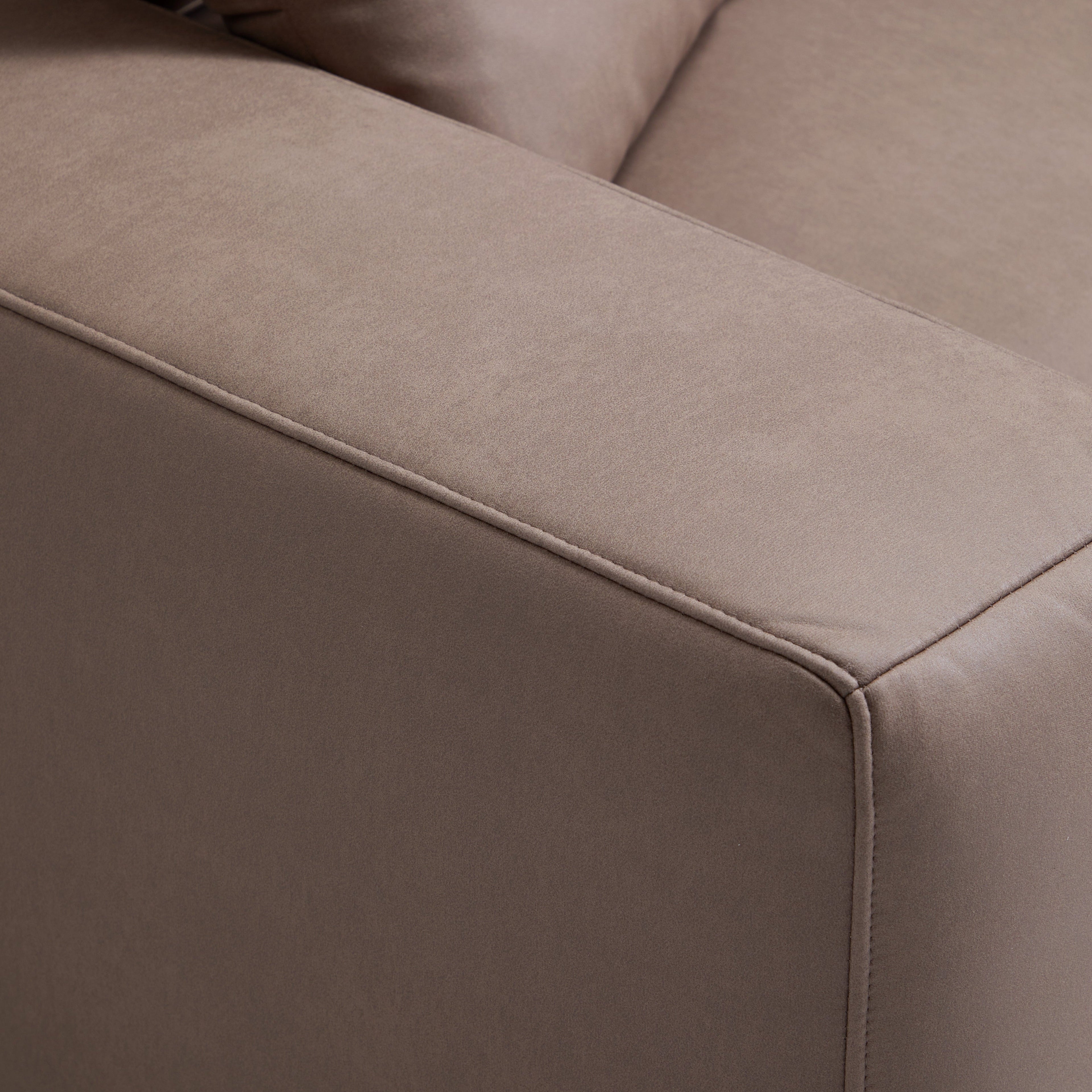 Chestnut Double Chaise Sectional