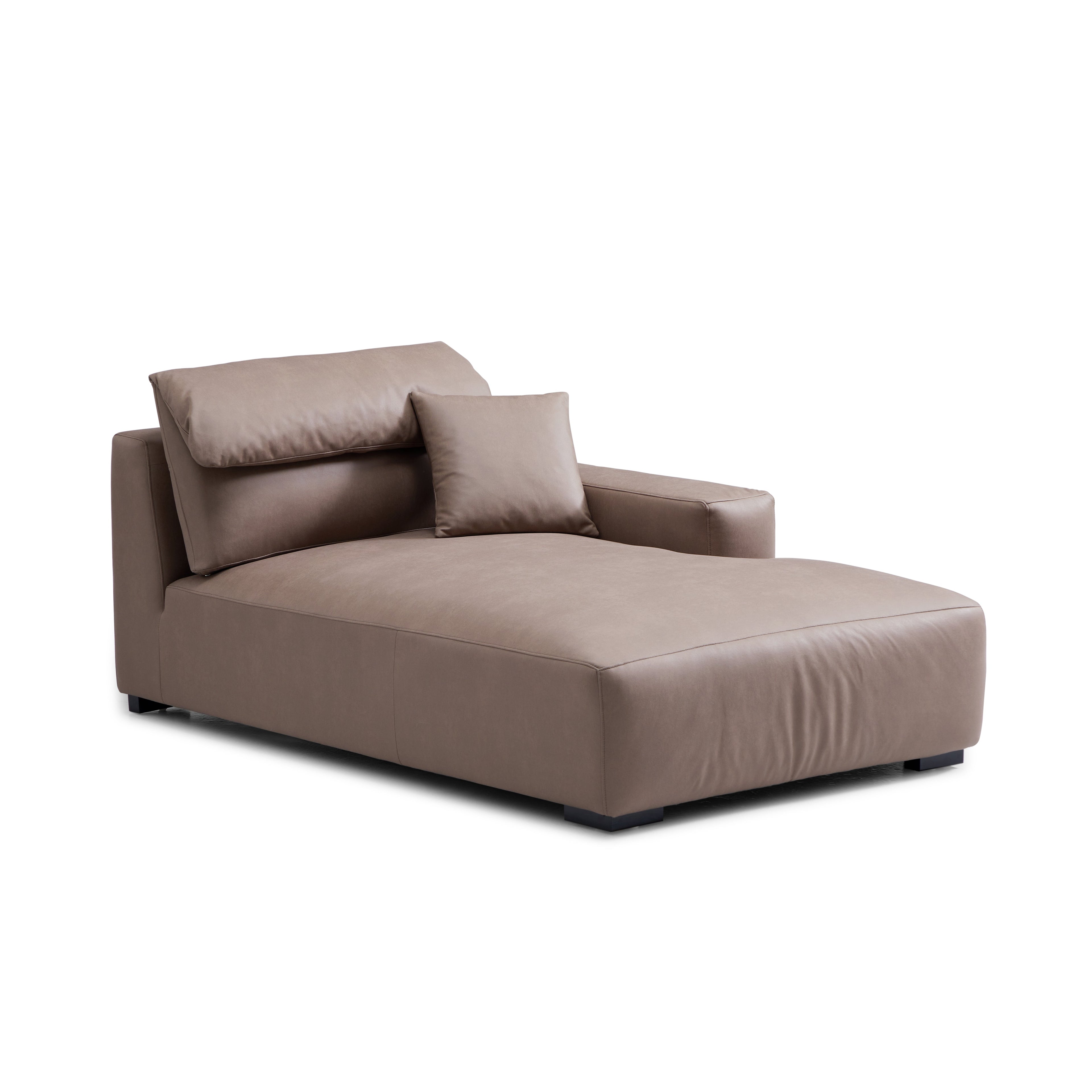 Chestnut Double Chaise Sectional