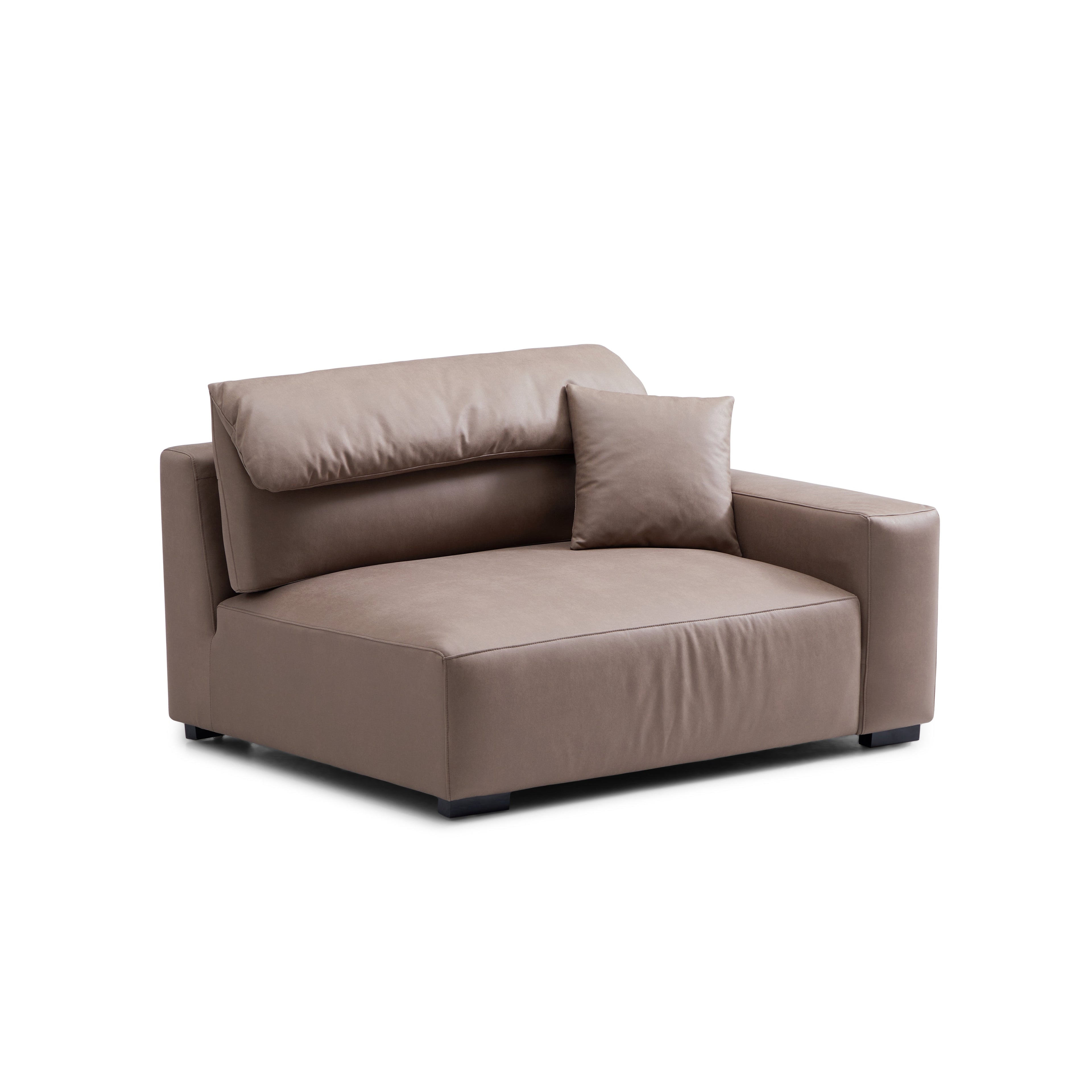 Chestnut Double Chaise Sectional