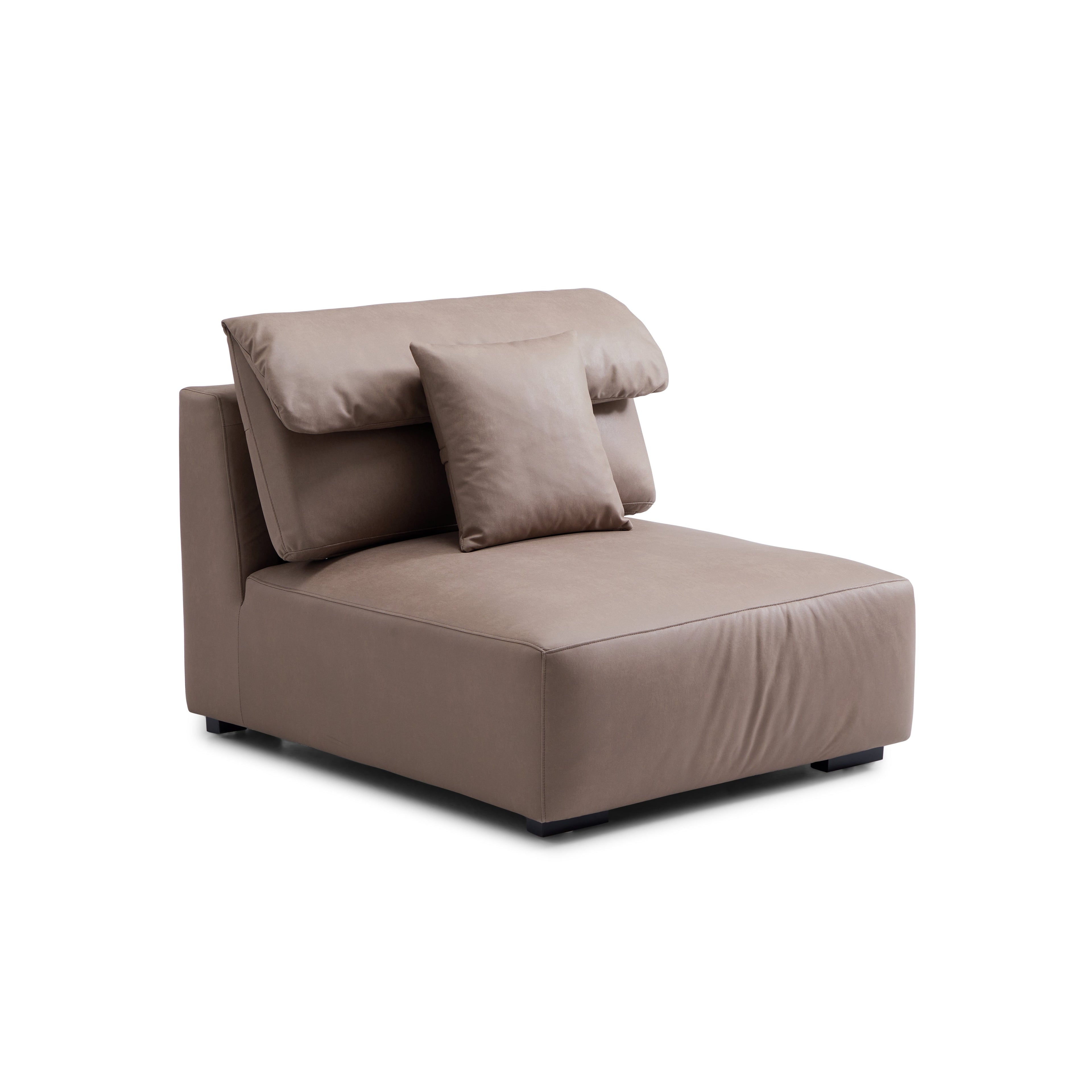 Chestnut Double Chaise Sectional
