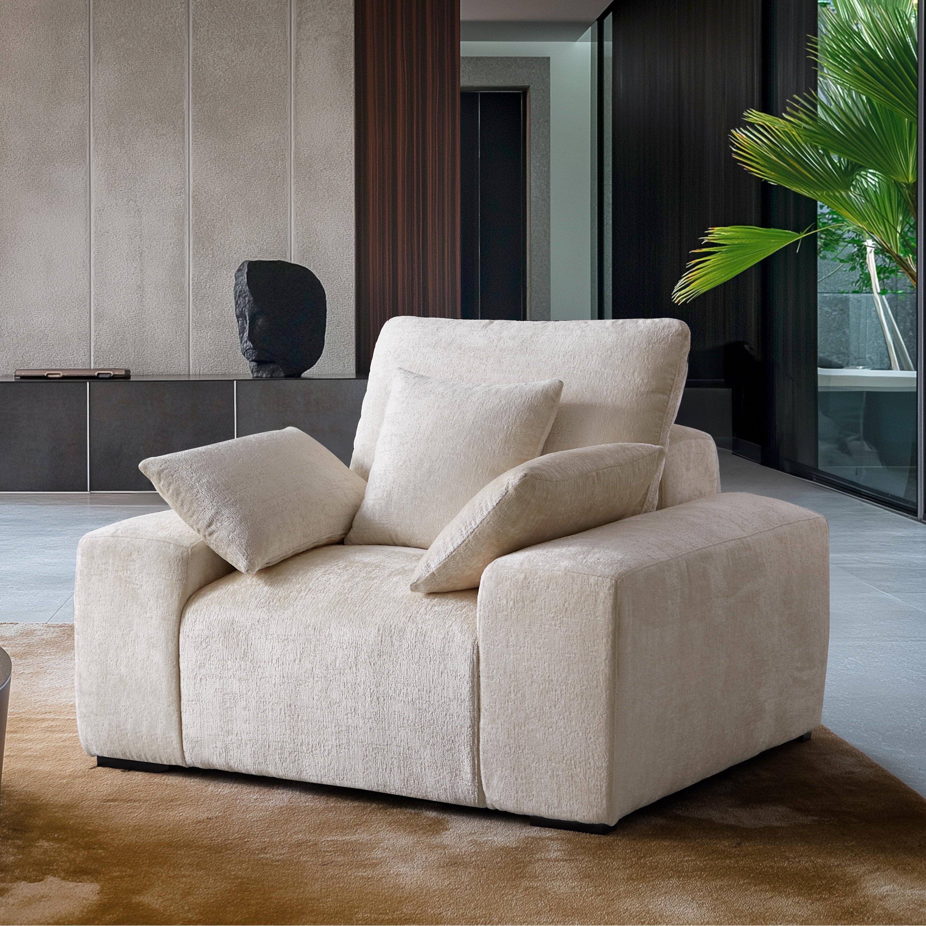 The Empress Beige Armchair