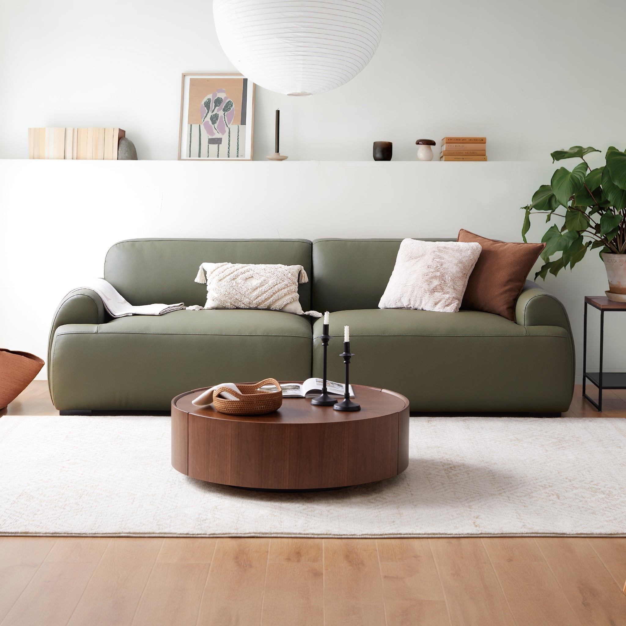 Brenley Modern Leather Sofa