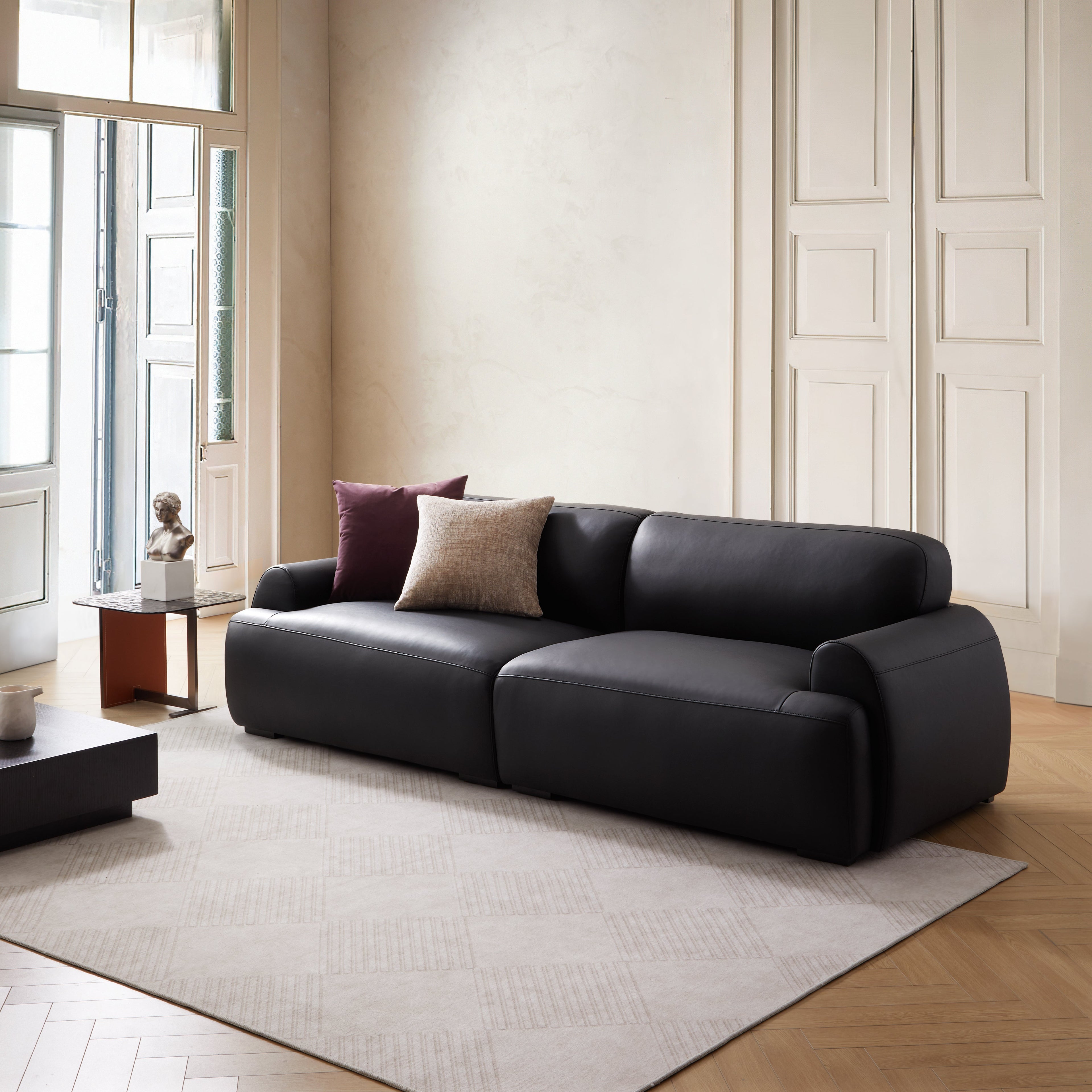 Brenley Modern Leather Sofa
