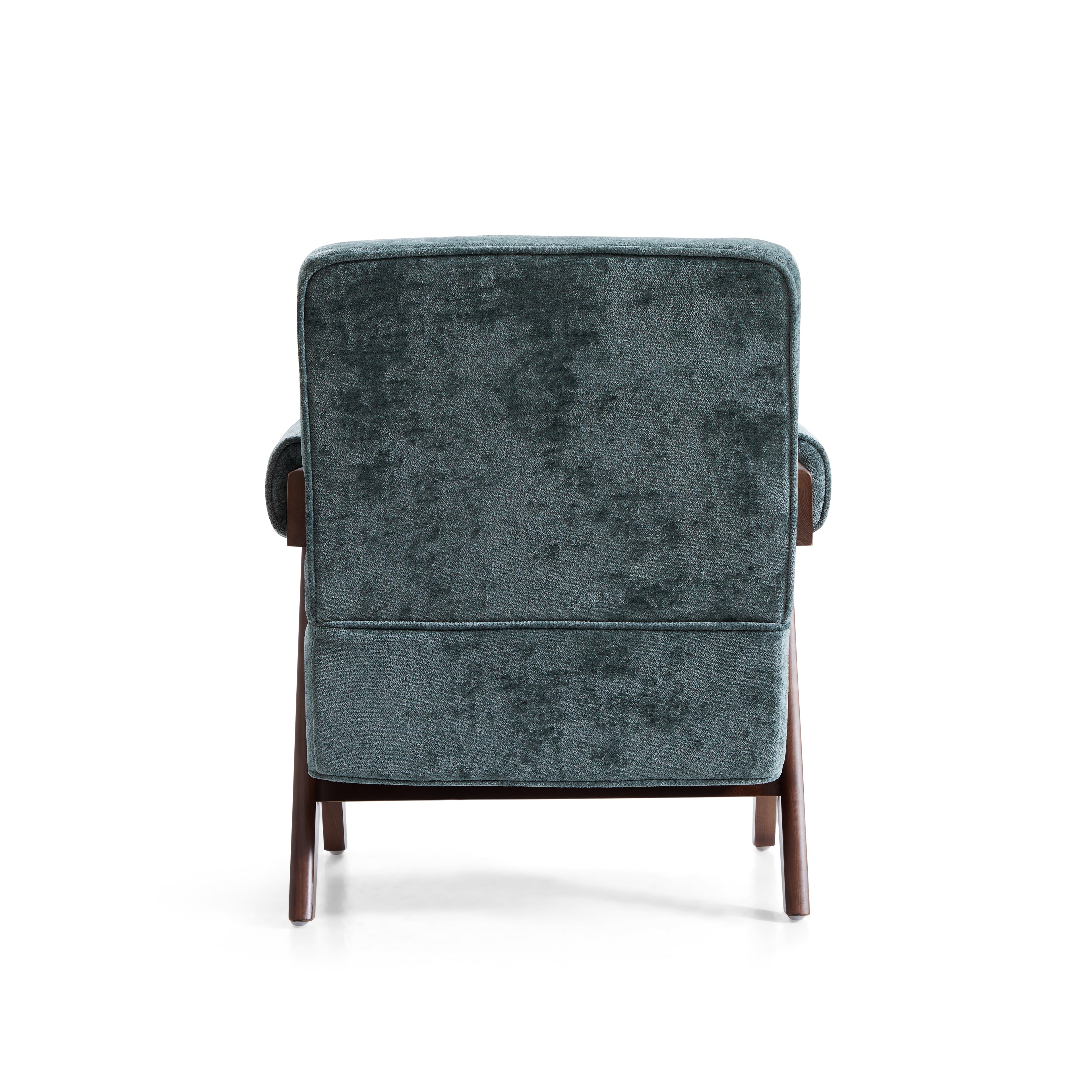 Wooster Green Chenille Velvet Accent Chair