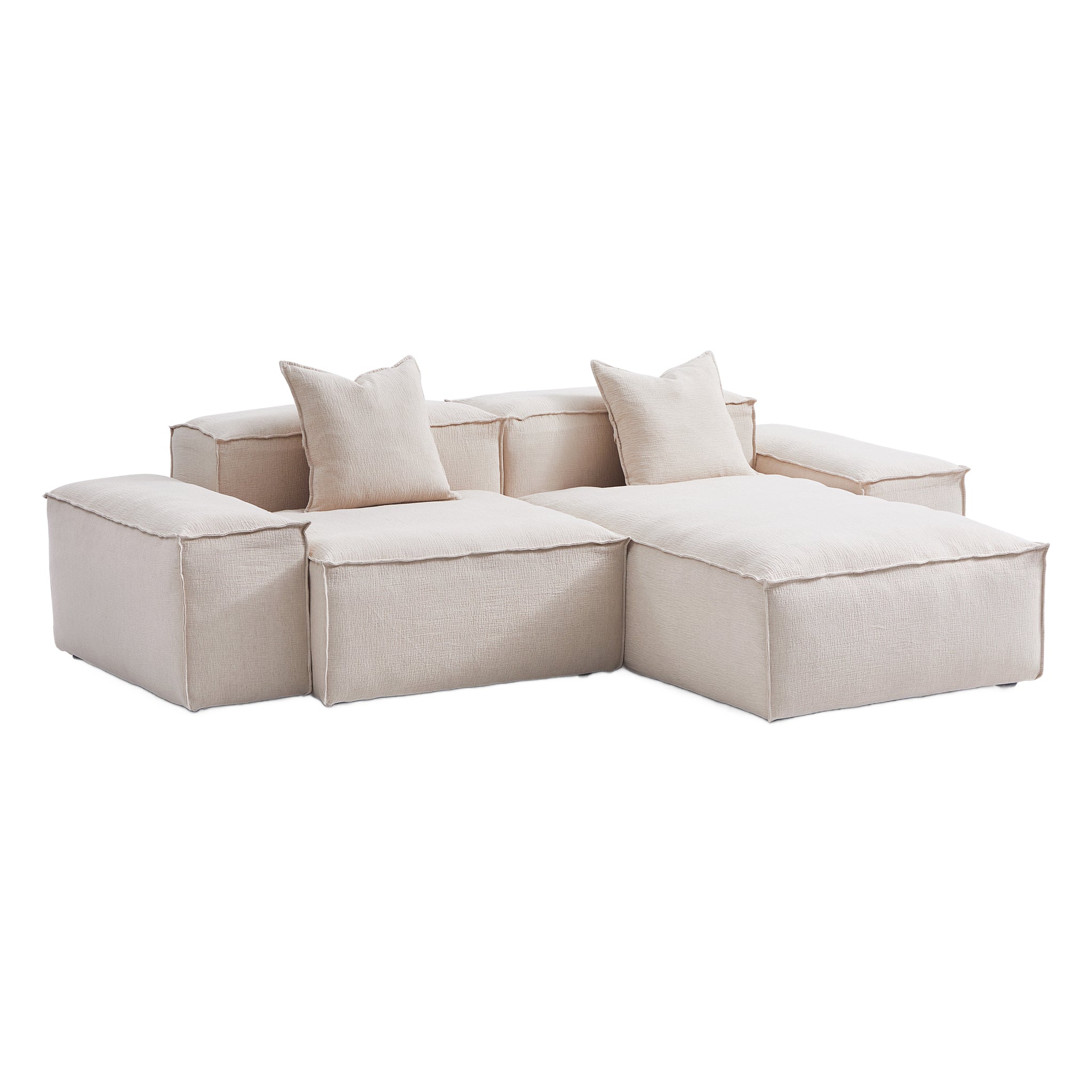 Freedom Modular Gray Sectional Sofa