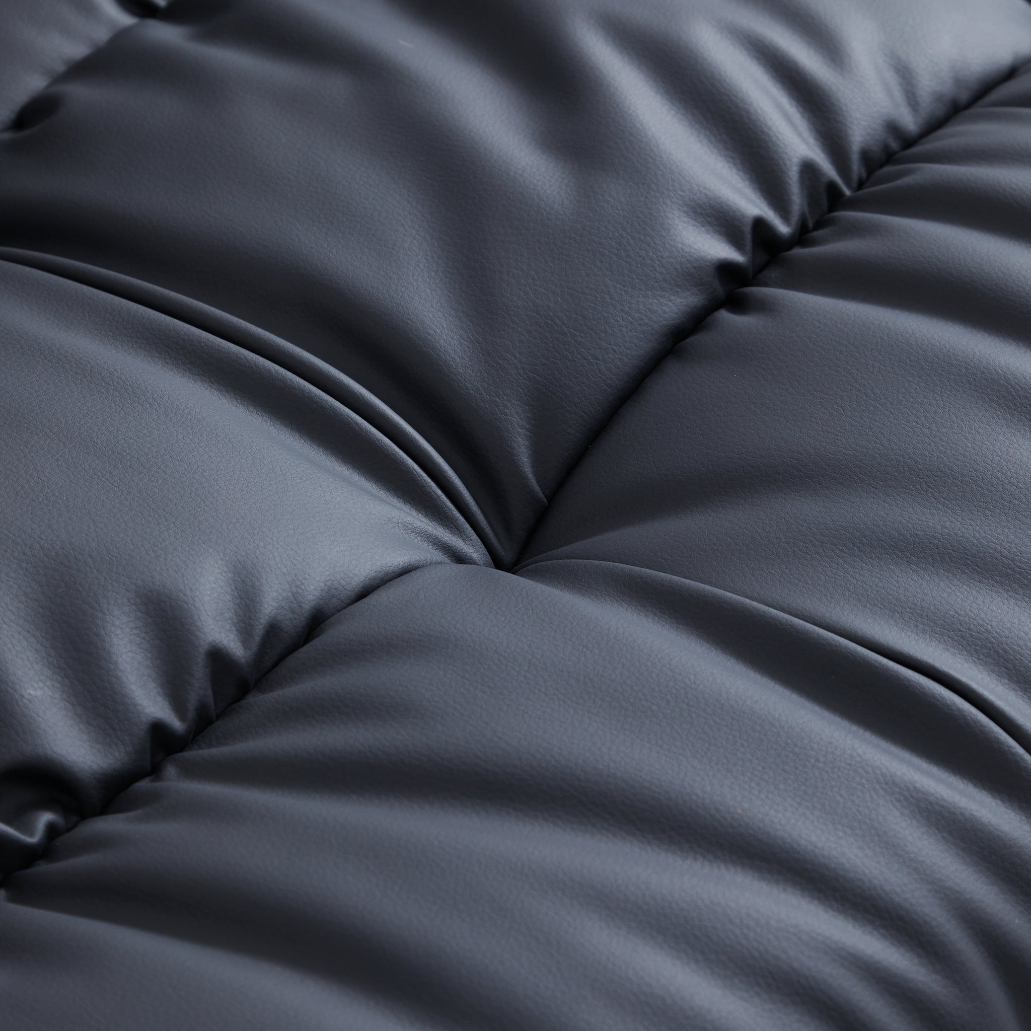 Boba Black Leathaire Armchair
