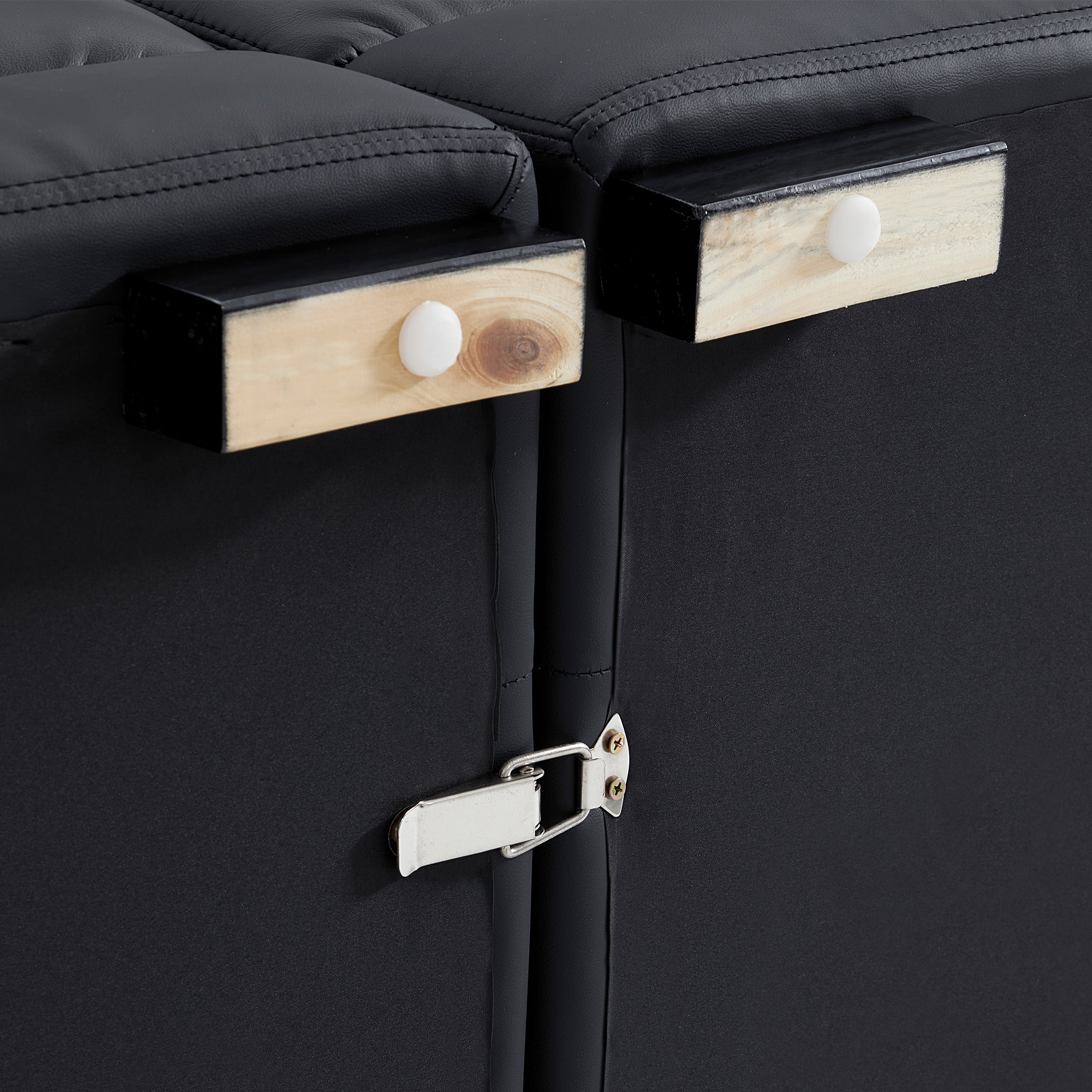 Blazer Black Leather Sofa