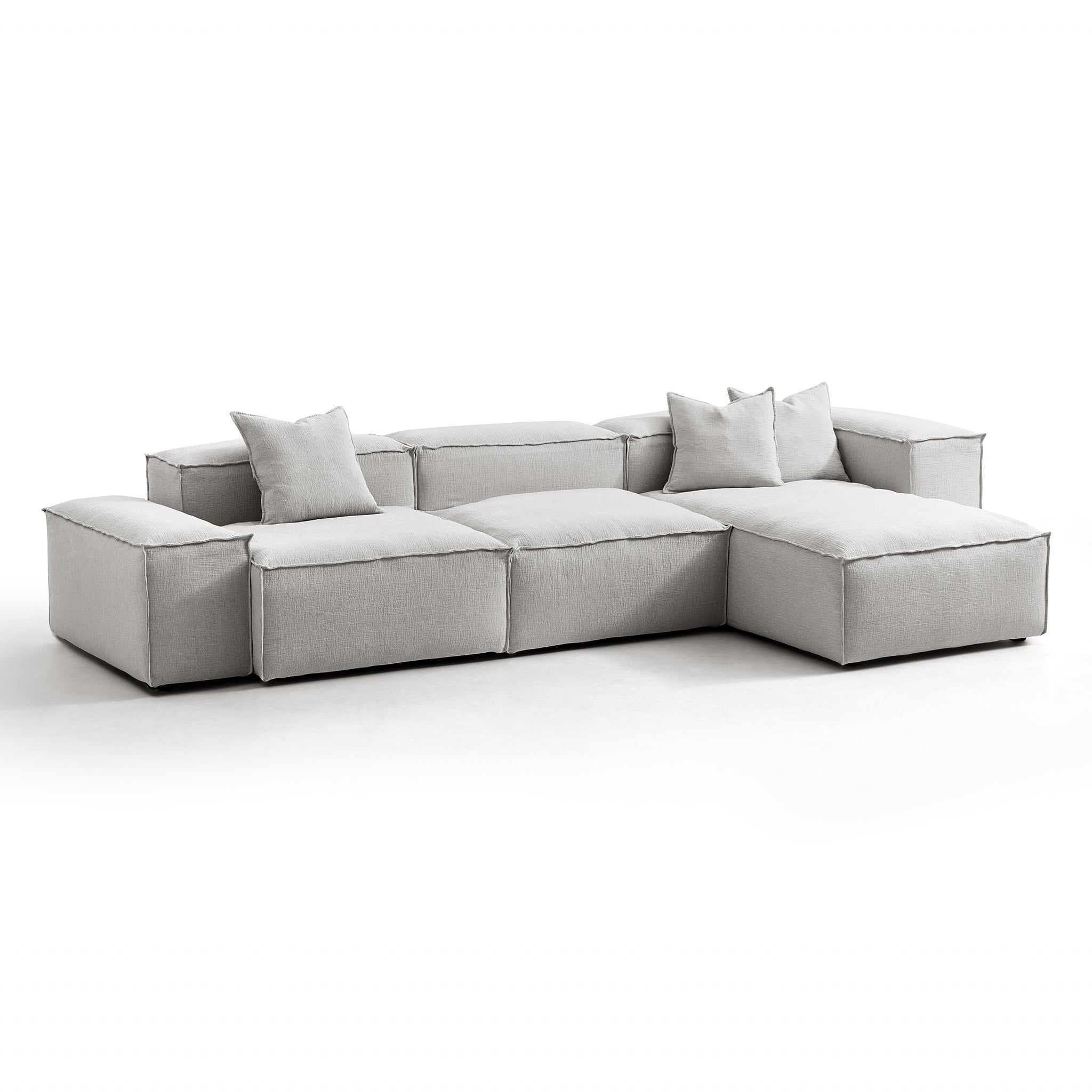 Freedom Modular Gray Sectional Sofa