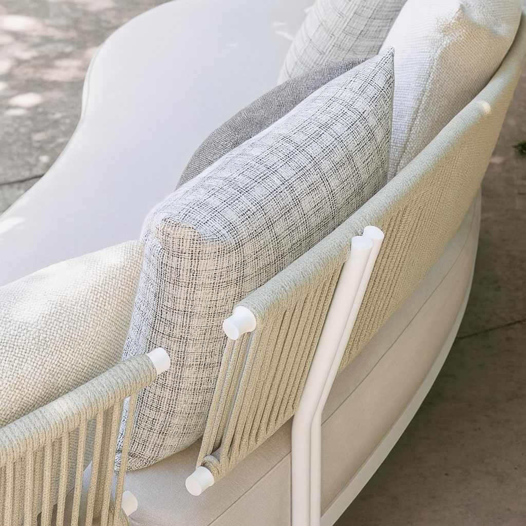 Maui Outdoor Curved Wicker Sectional Sofa Set