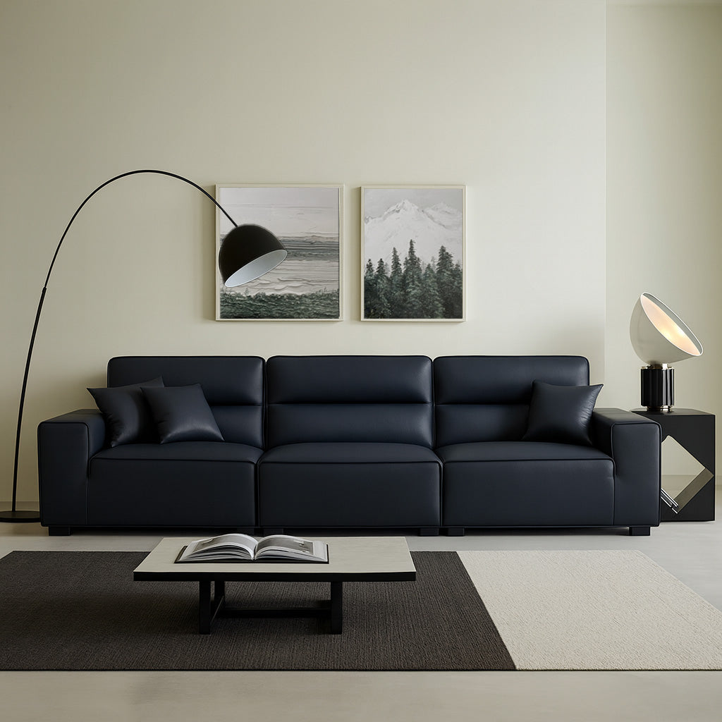 Domus High-Back Modular Leather Sofa
