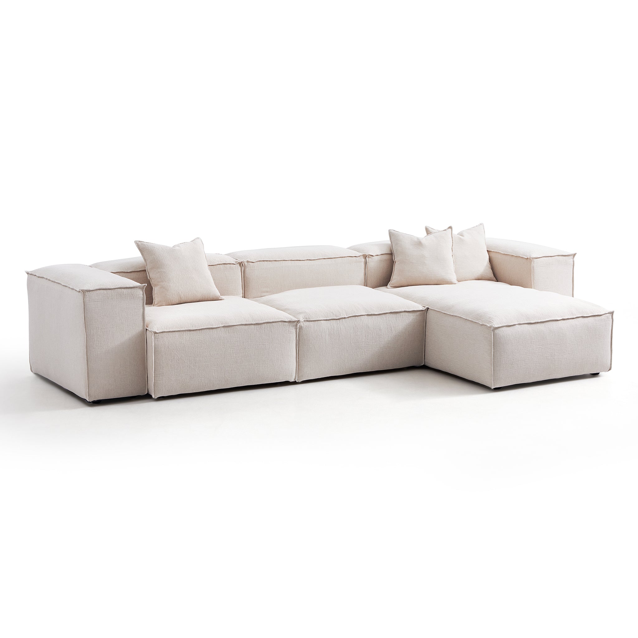 Freedom Modular Gray Sectional Sofa