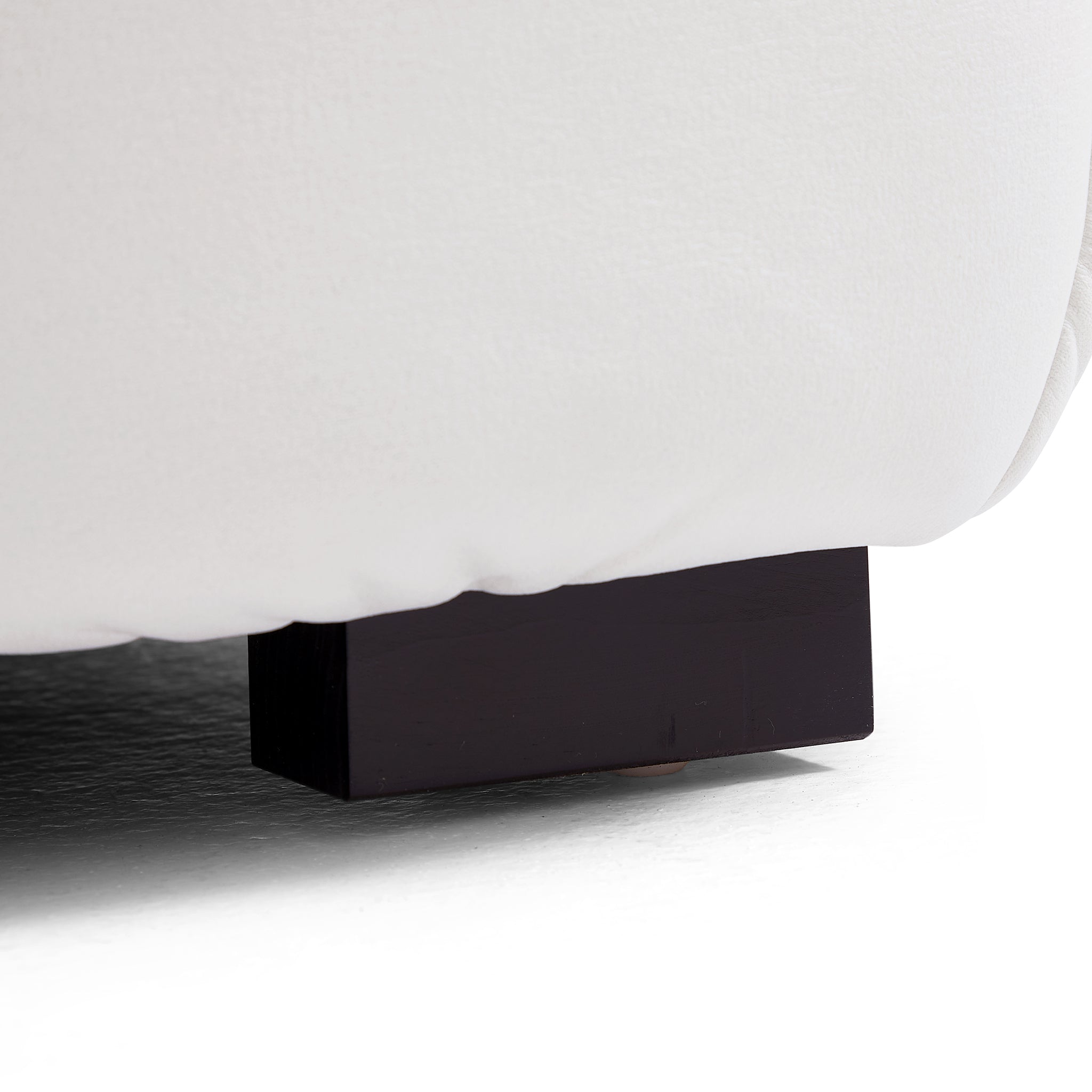 Boba Cream Leathaire Armchair