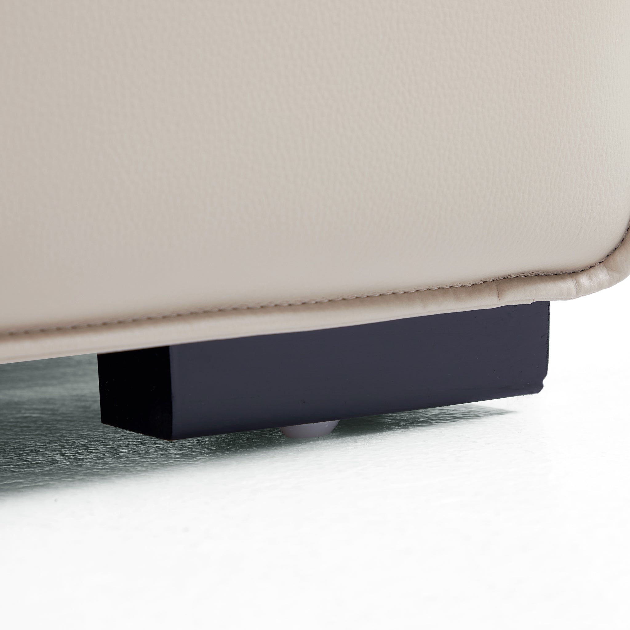 Domus Modular Black Leather Armchair