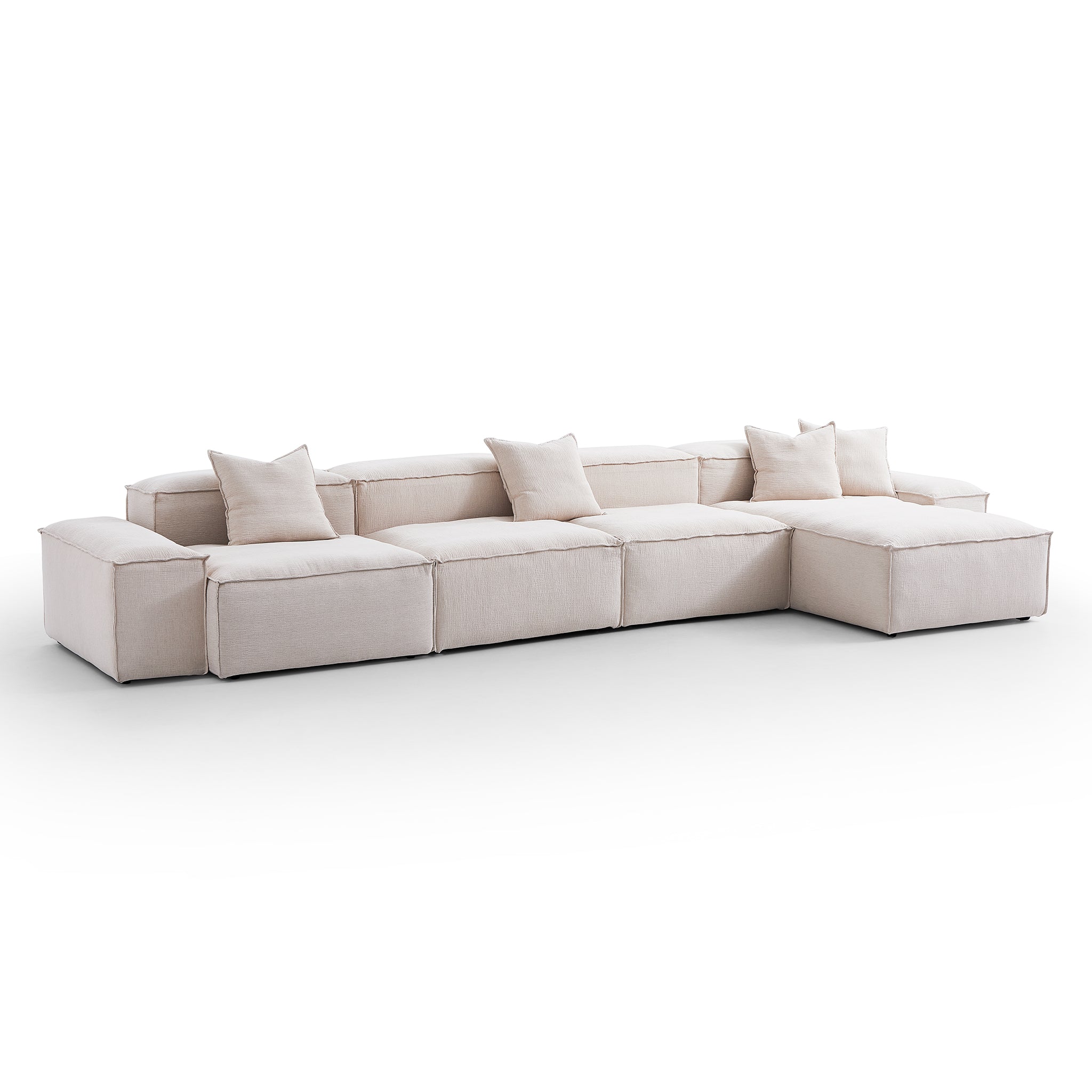 Freedom Modular Gray Sectional Sofa