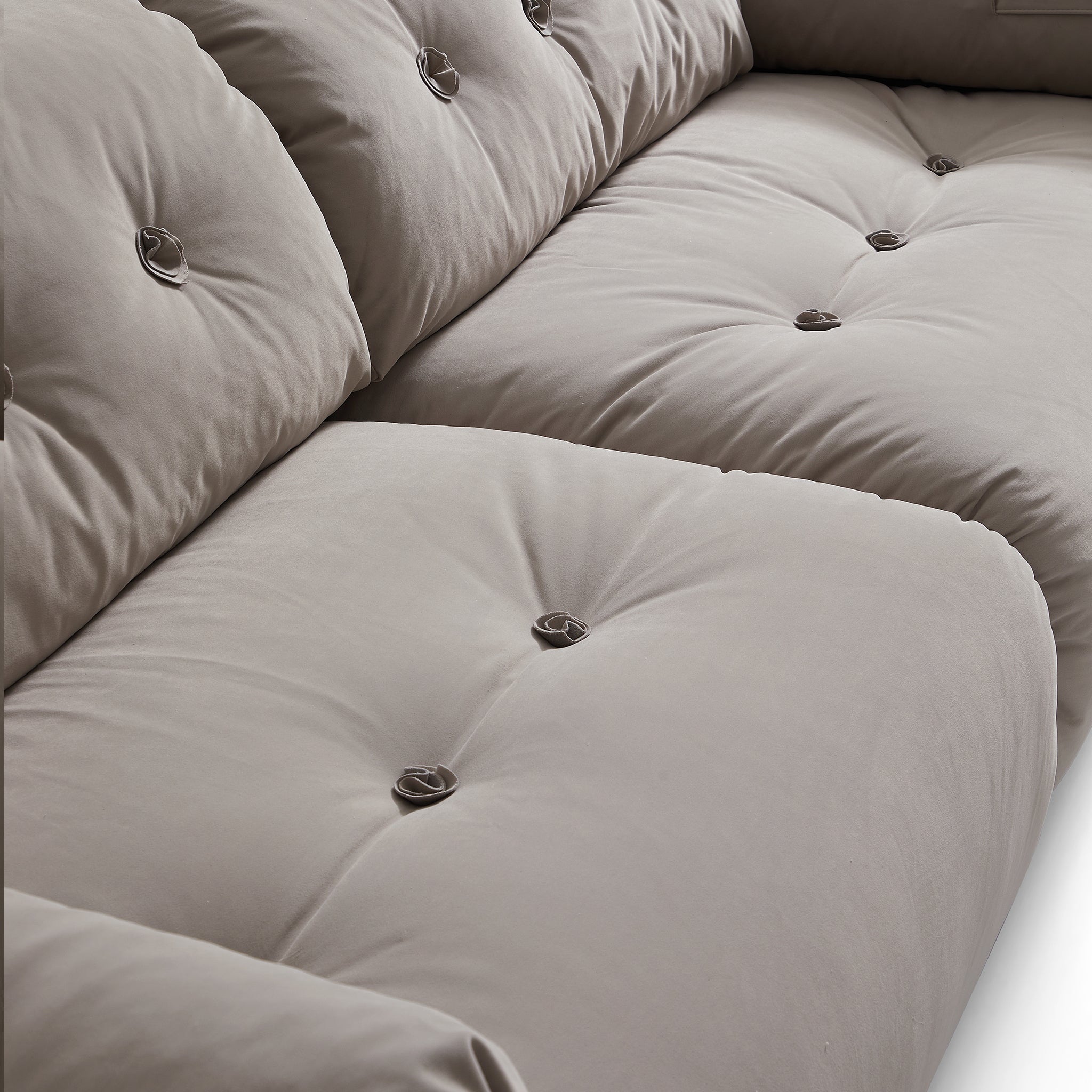 Butter Tufted Sofa