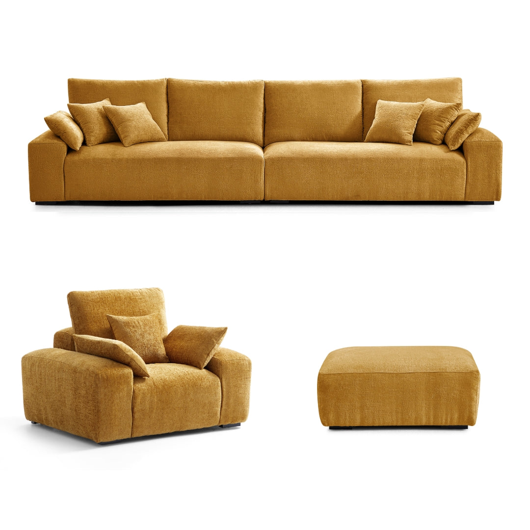 The Empress Beige Sofa Set