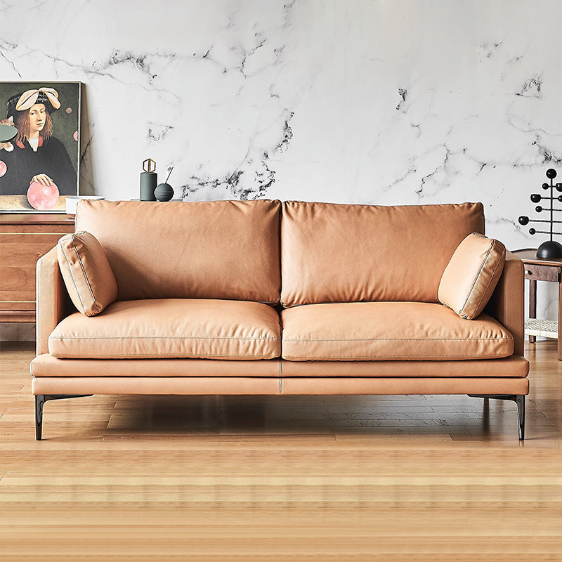 Chic Camel Leathaire Couch