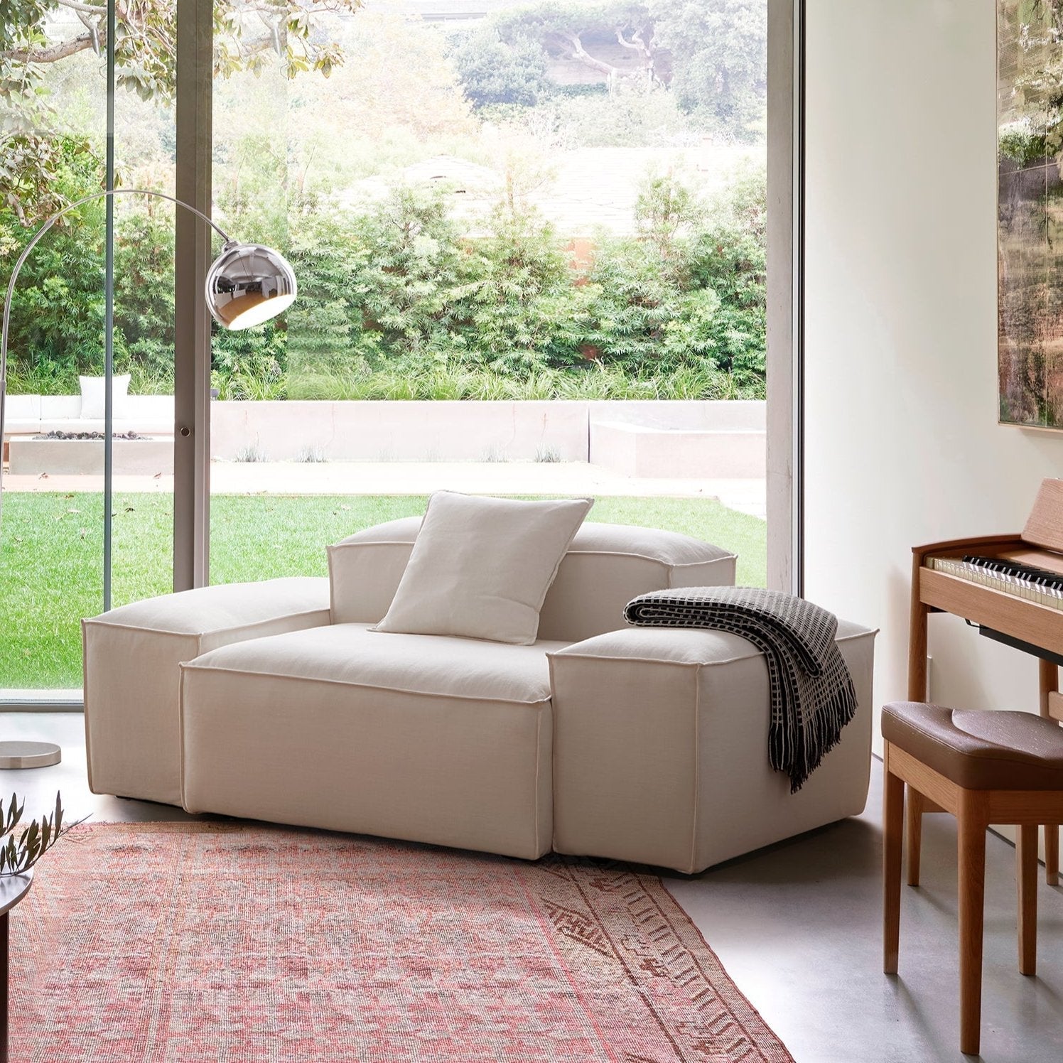 Fauteuil d'appoint modulaire Freedom beige