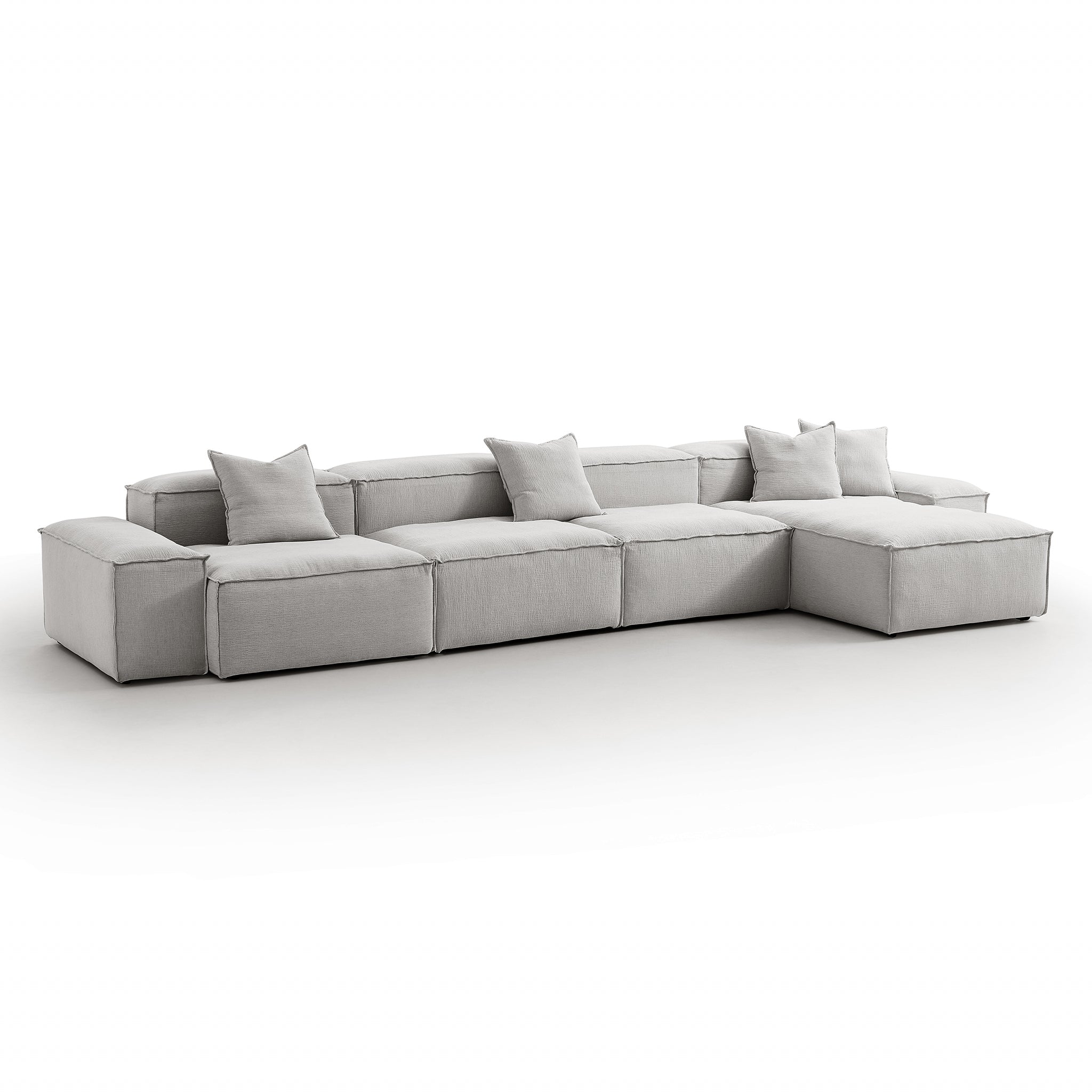 Freedom Modular Gray Sectional Sofa