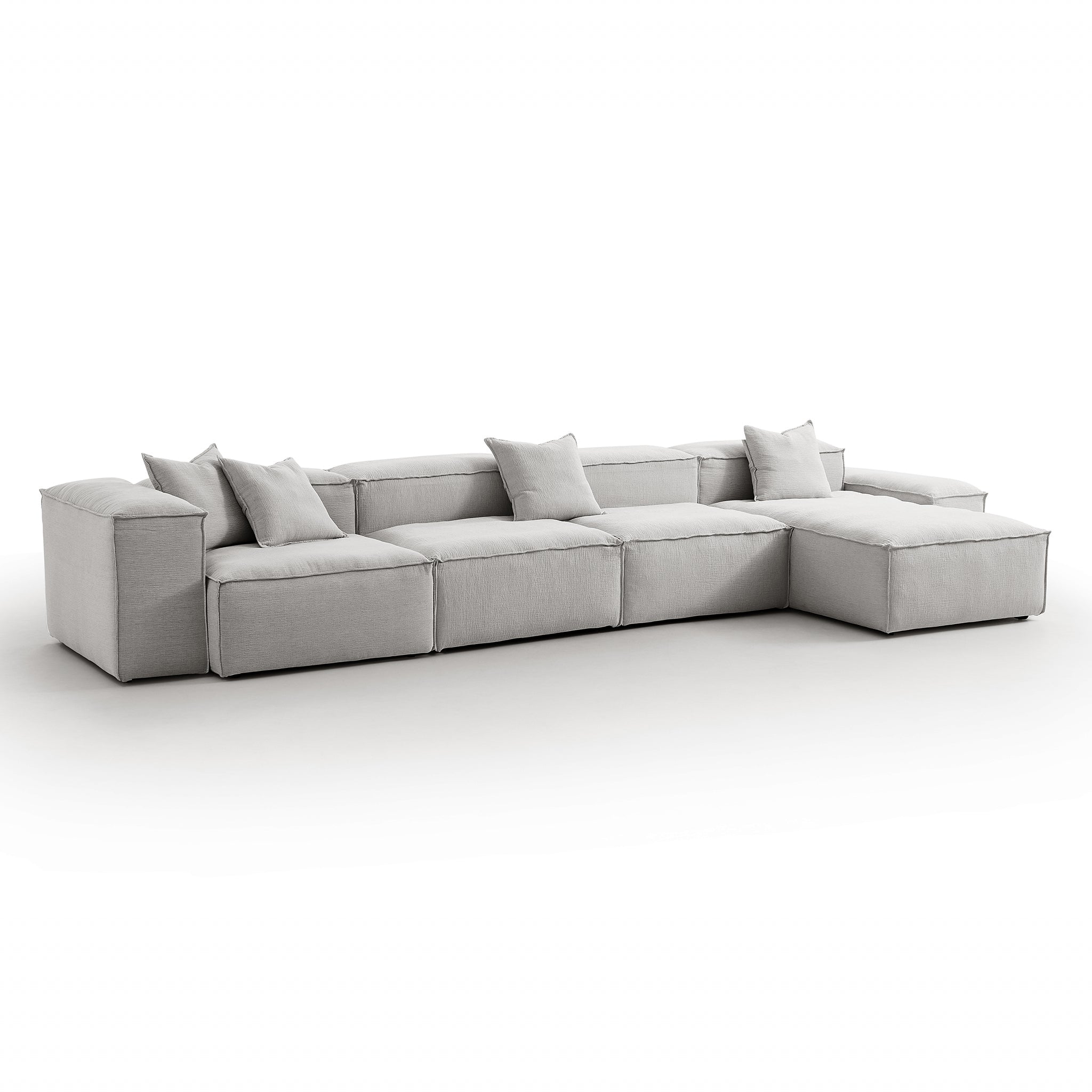 Freedom Modular Gray Sectional Sofa