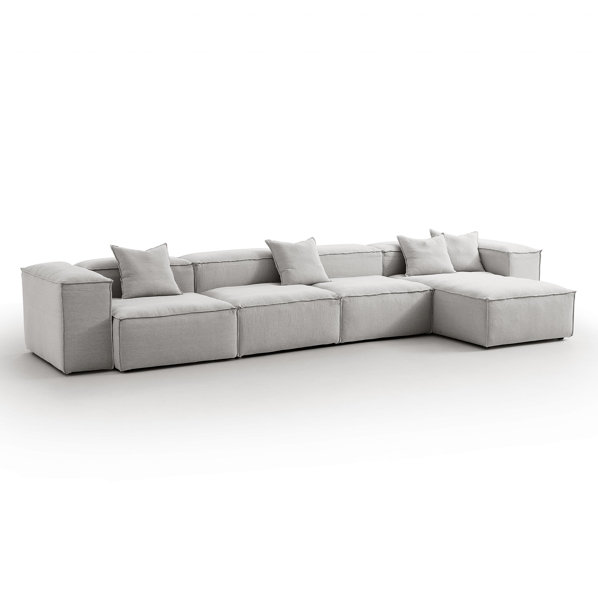 Freedom Modular Gray Sectional Sofa