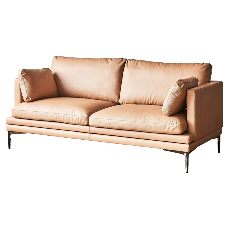 Chic Camel Leathaire Couch