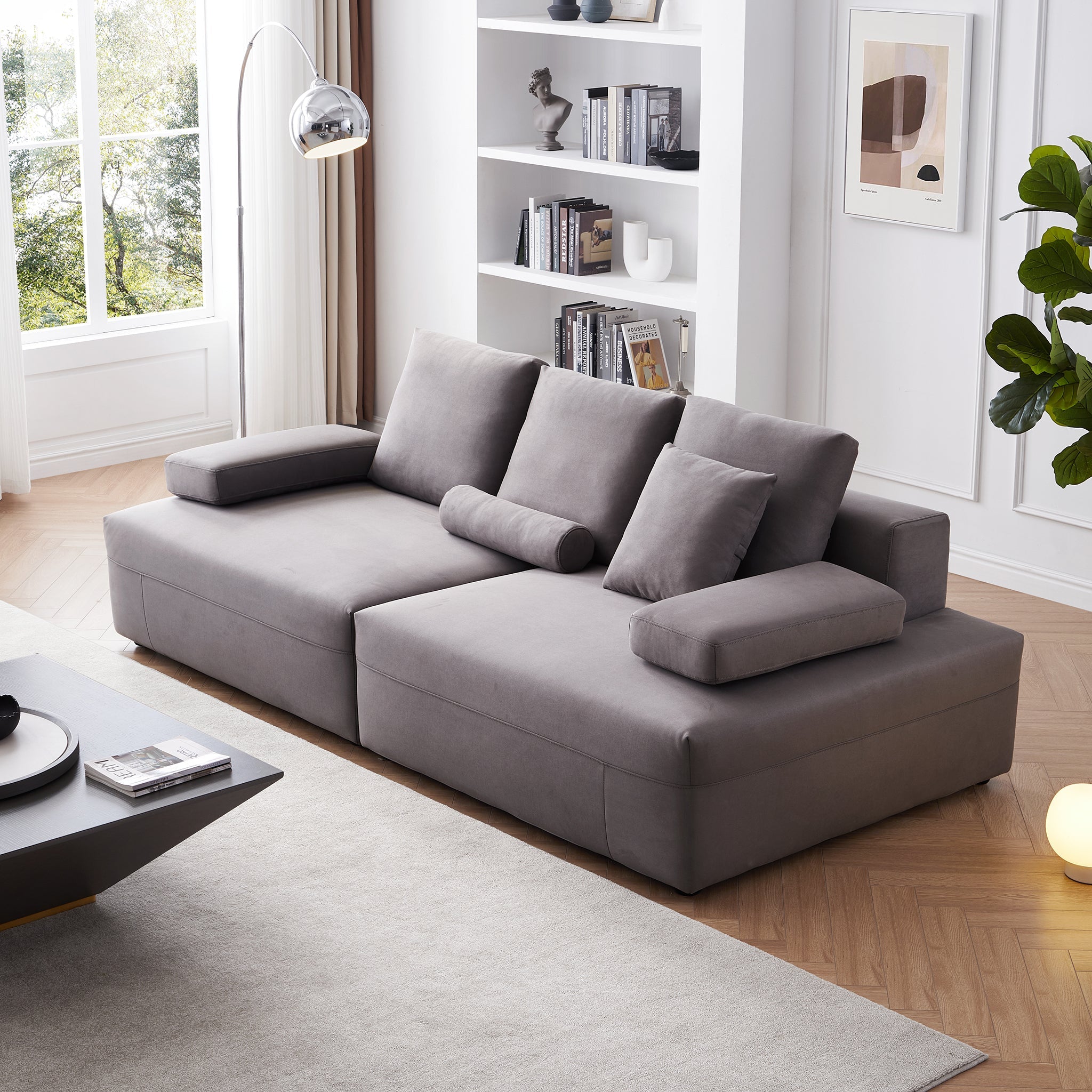 Composition Wabi-Sabi Gray Sofa