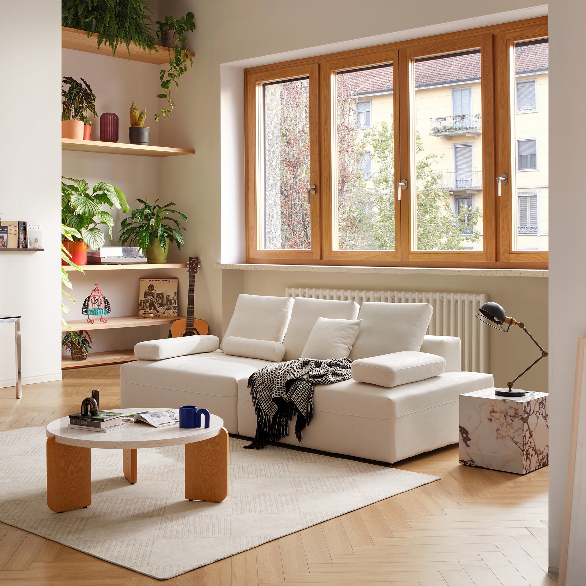 Composition Wabi-Sabi Beige Sofa