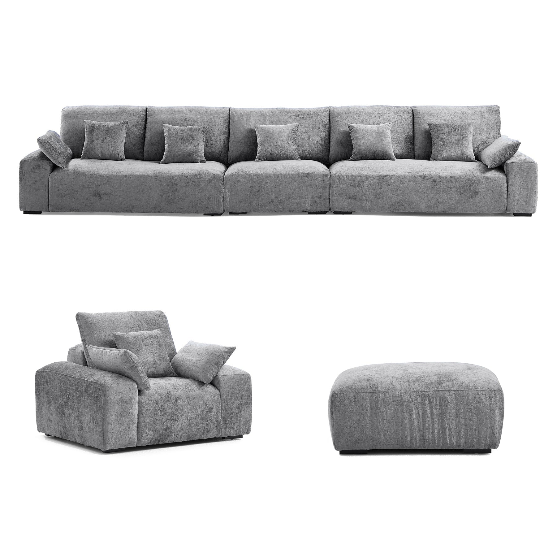 The Empress Beige Sofa Set